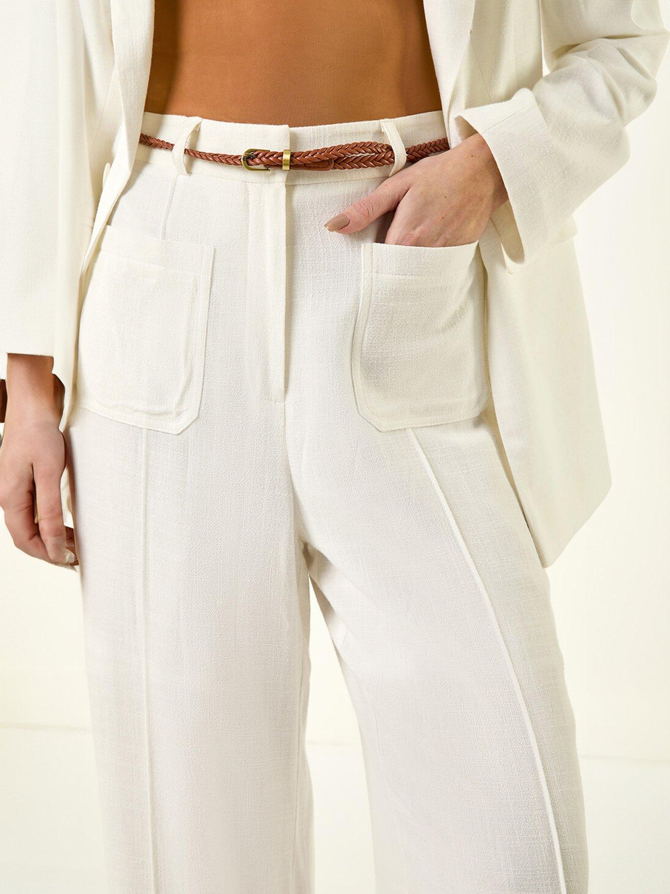 Image 5 of 5 of Roman Sandlinen Belted Trouser
