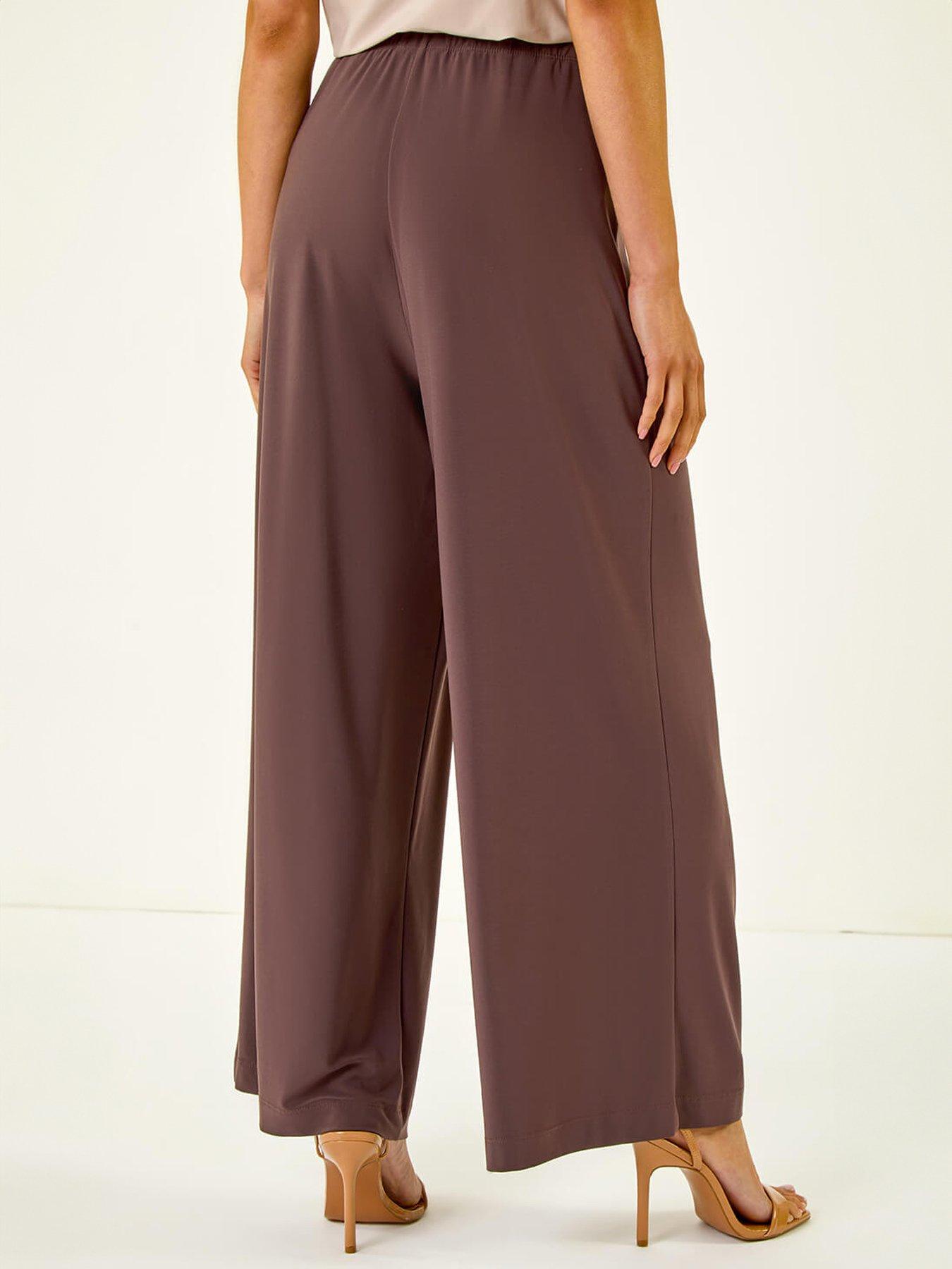 stillFront image of roman-petite-wide-leg-stretch-trouser