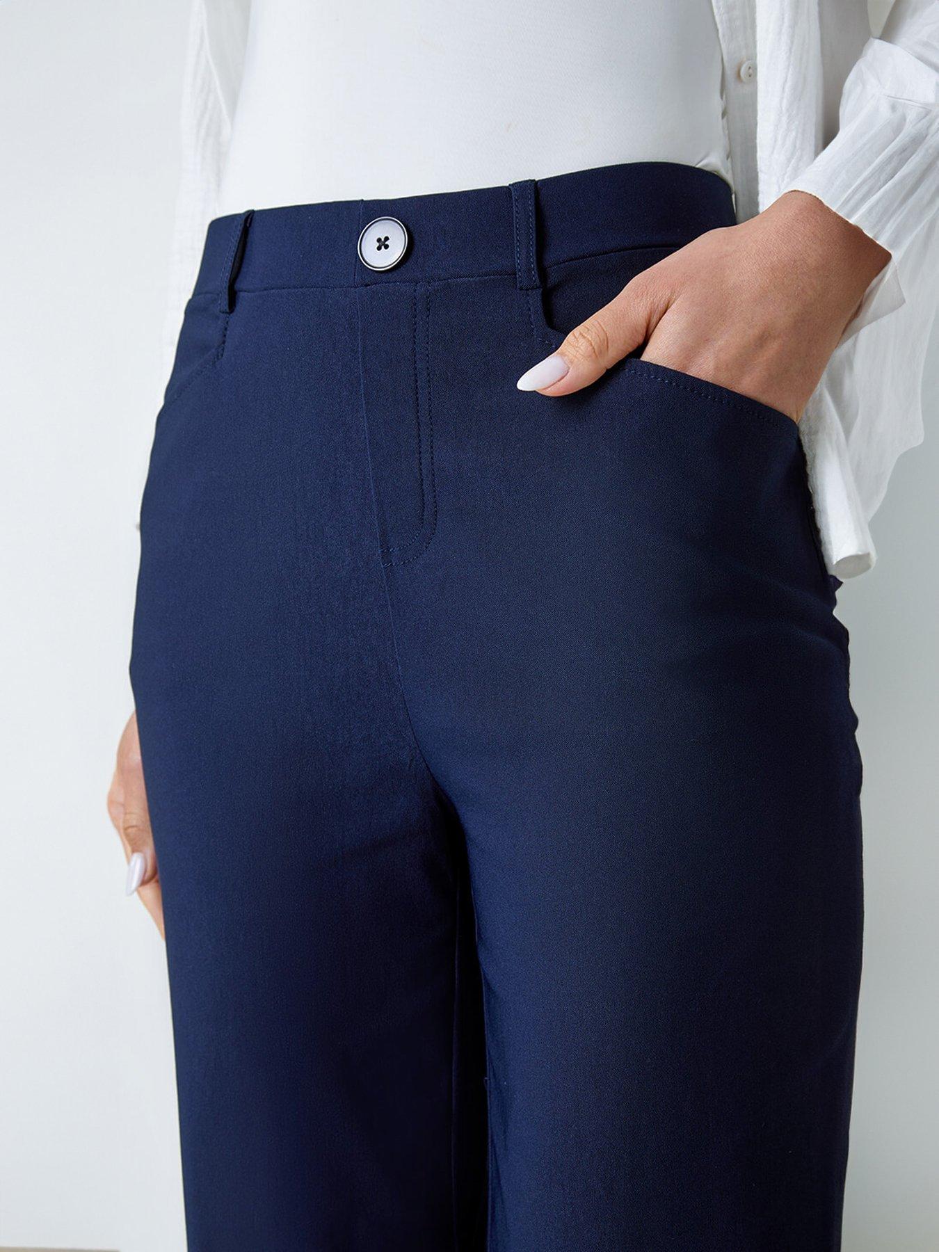 Image 5 of 5 of Roman Cropped Stretch Culotte