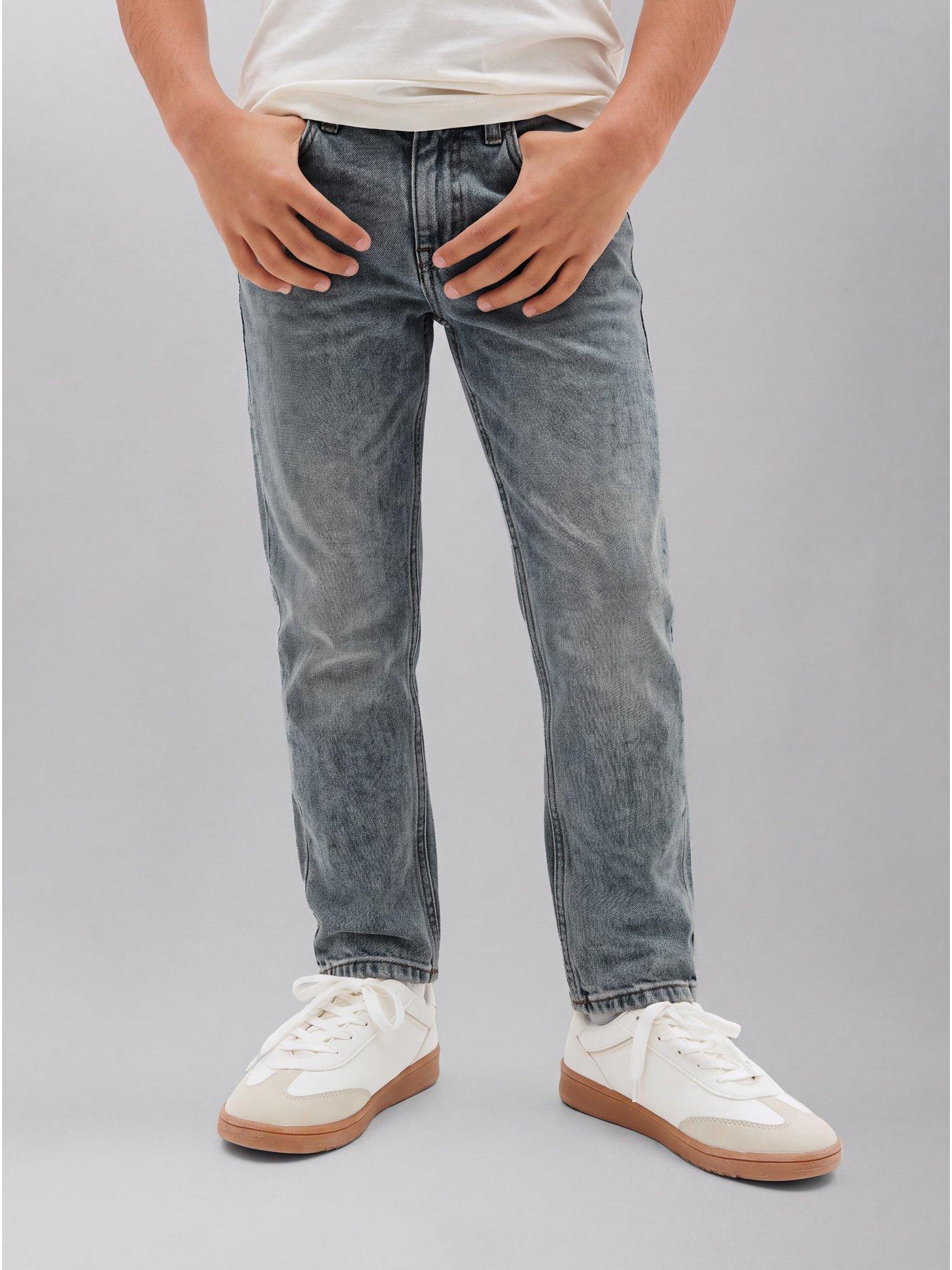 Calvin Klein Jeans Boys Dad Beckford Jeans - Blue Wash