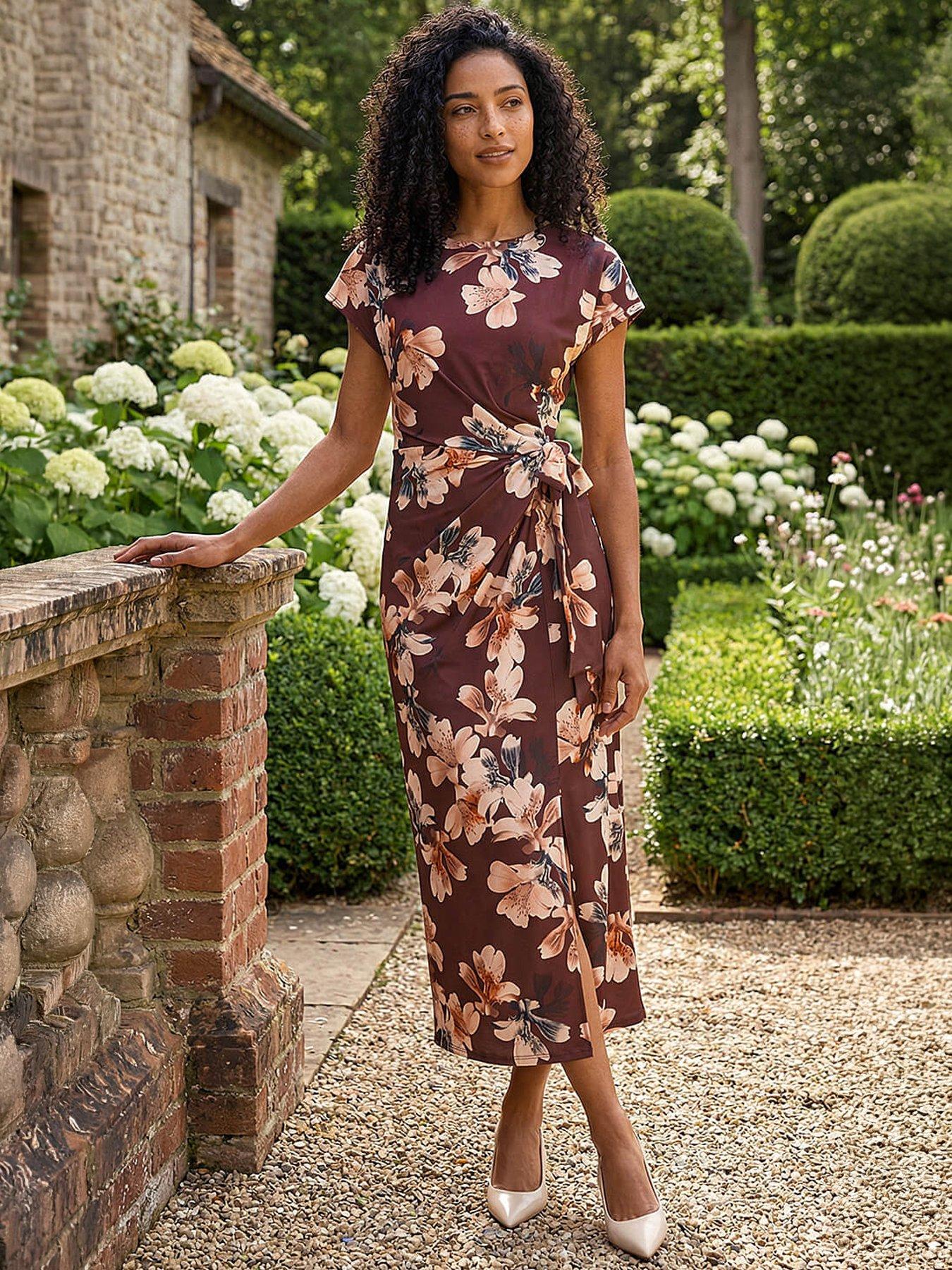 roman-floral-twist-stretch-dress