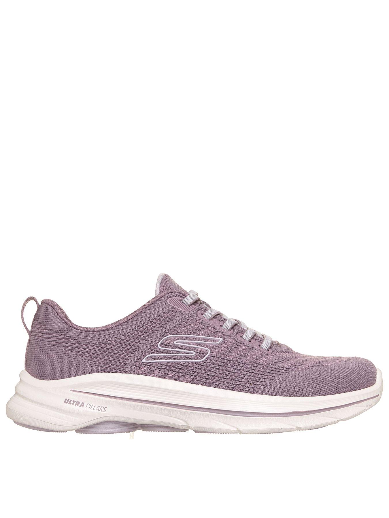 Skechers Go Walk 8 Britt Two Tone Engineered Knit Bungee - Mauve