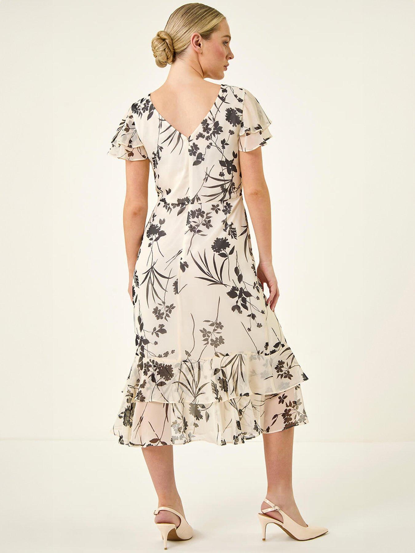 Image 2 of 5 of Roman Petite Double Frill Dress