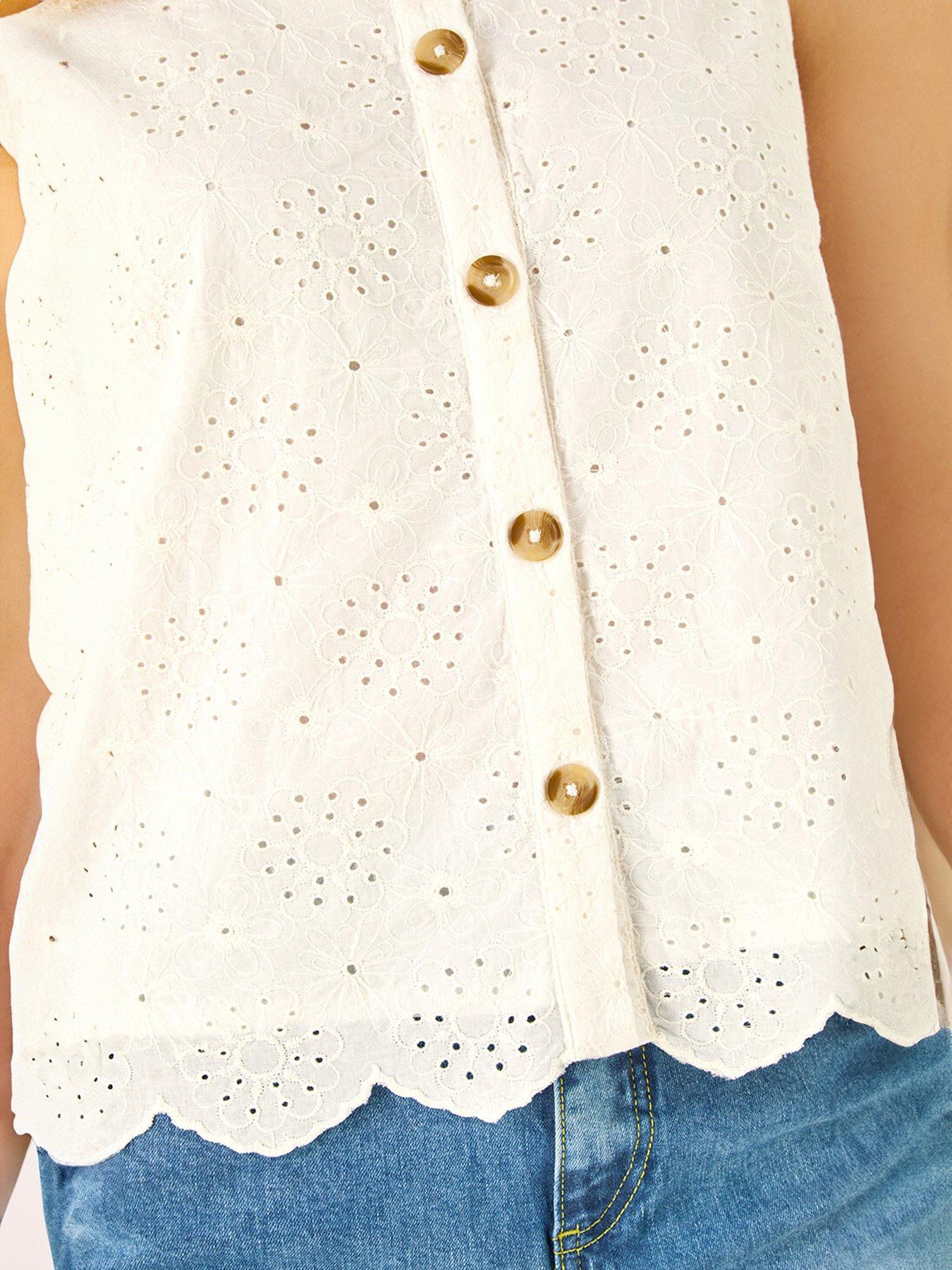  image of roman-dusk-broderie-button-blouse