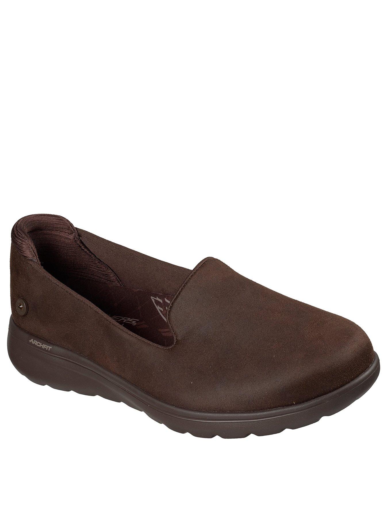Image 2 of 6 of Skechers Arch Fit N-Joy Lite Perform Tex Skimmer - &nbsp;Brown