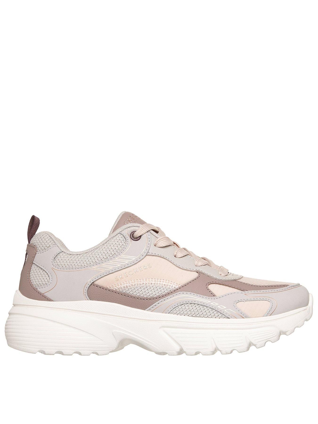 Image 1 of 6 of Skechers Womens E'Clypse Lite Lunar Walks Memory Foam Trainers - Natural
