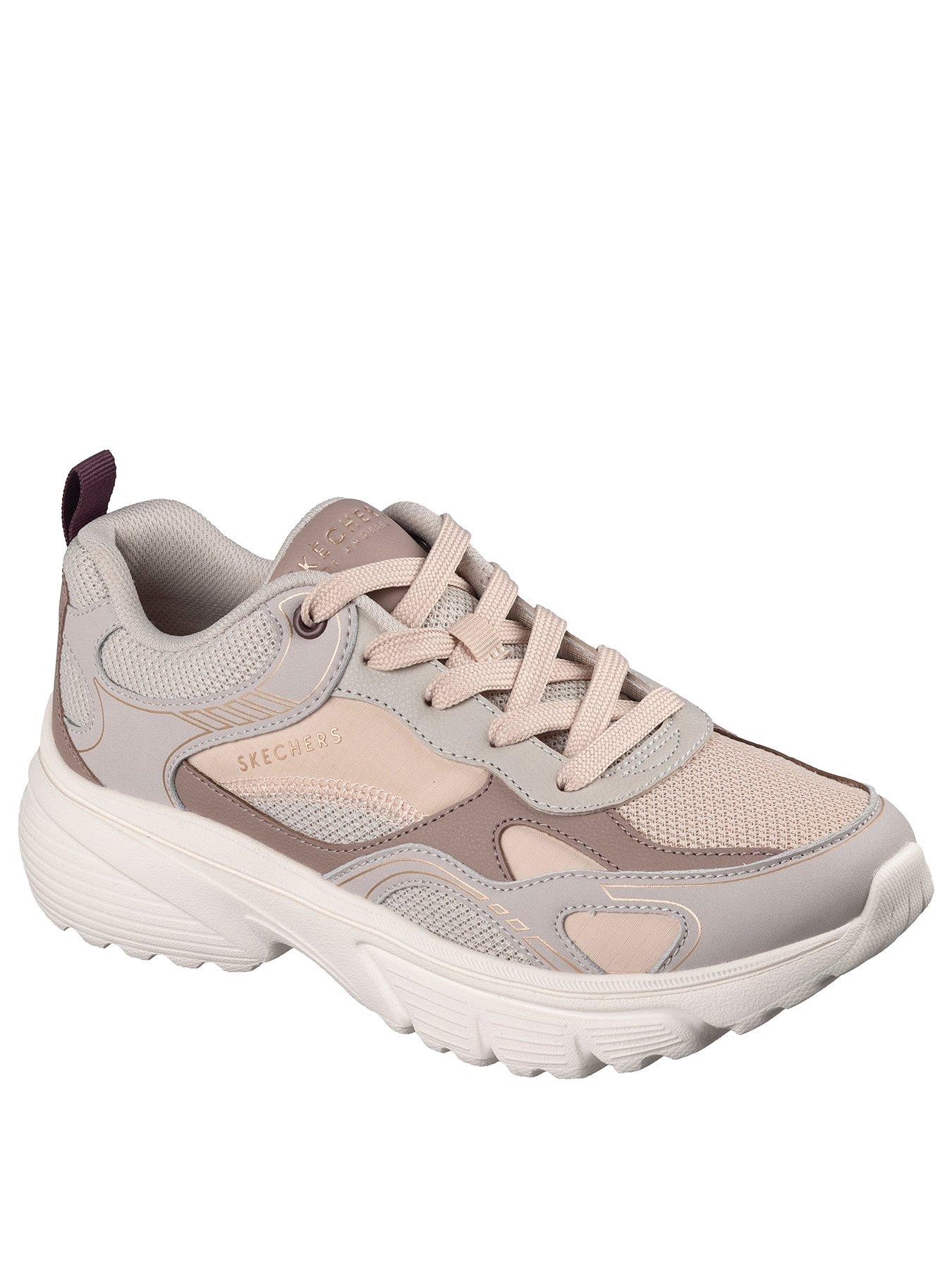 Image 2 of 6 of Skechers Womens E'Clypse Lite Lunar Walks Memory Foam Trainers - Natural