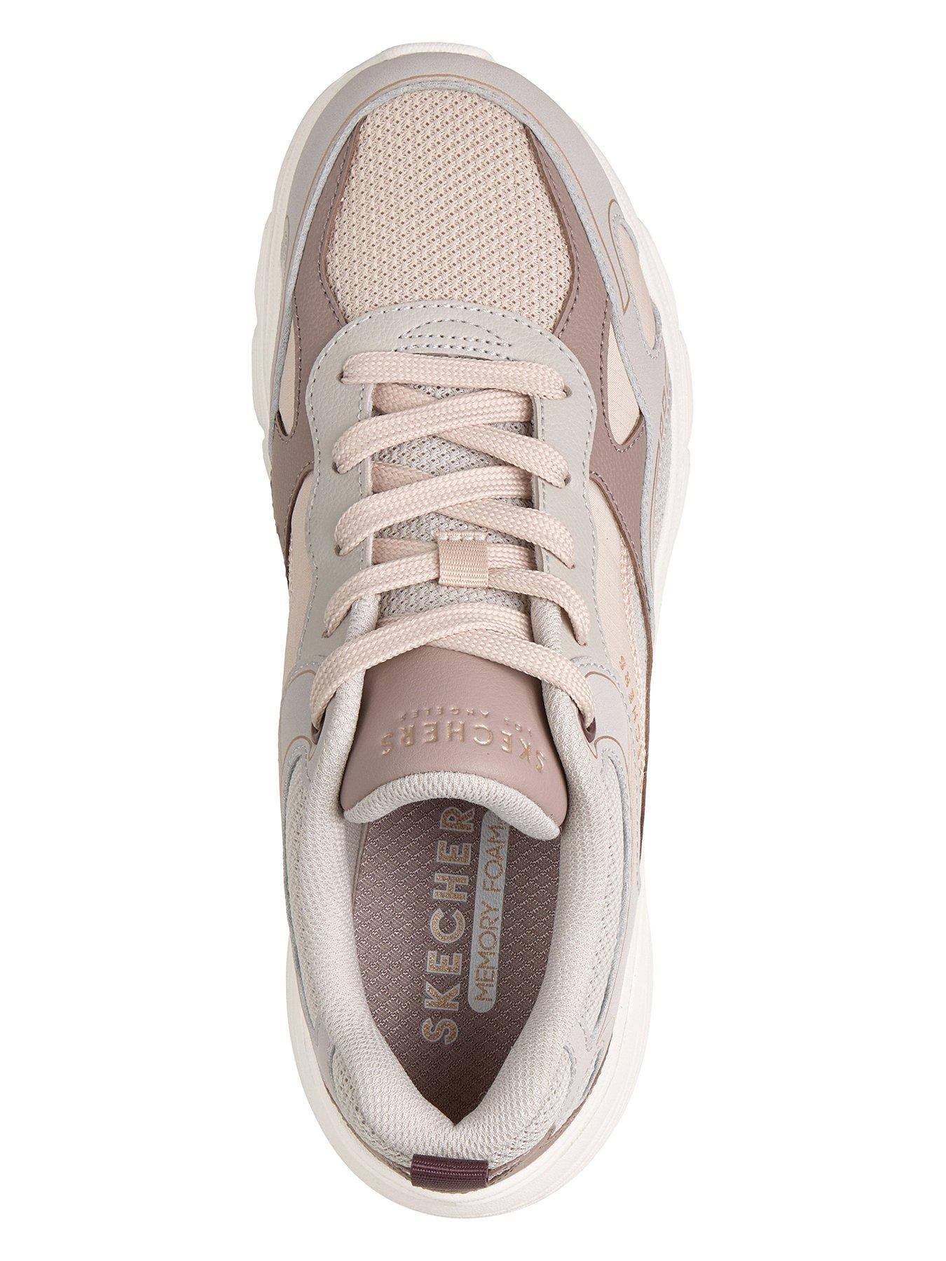 Image 3 of 6 of Skechers Womens E'Clypse Lite Lunar Walks Memory Foam Trainers - Natural