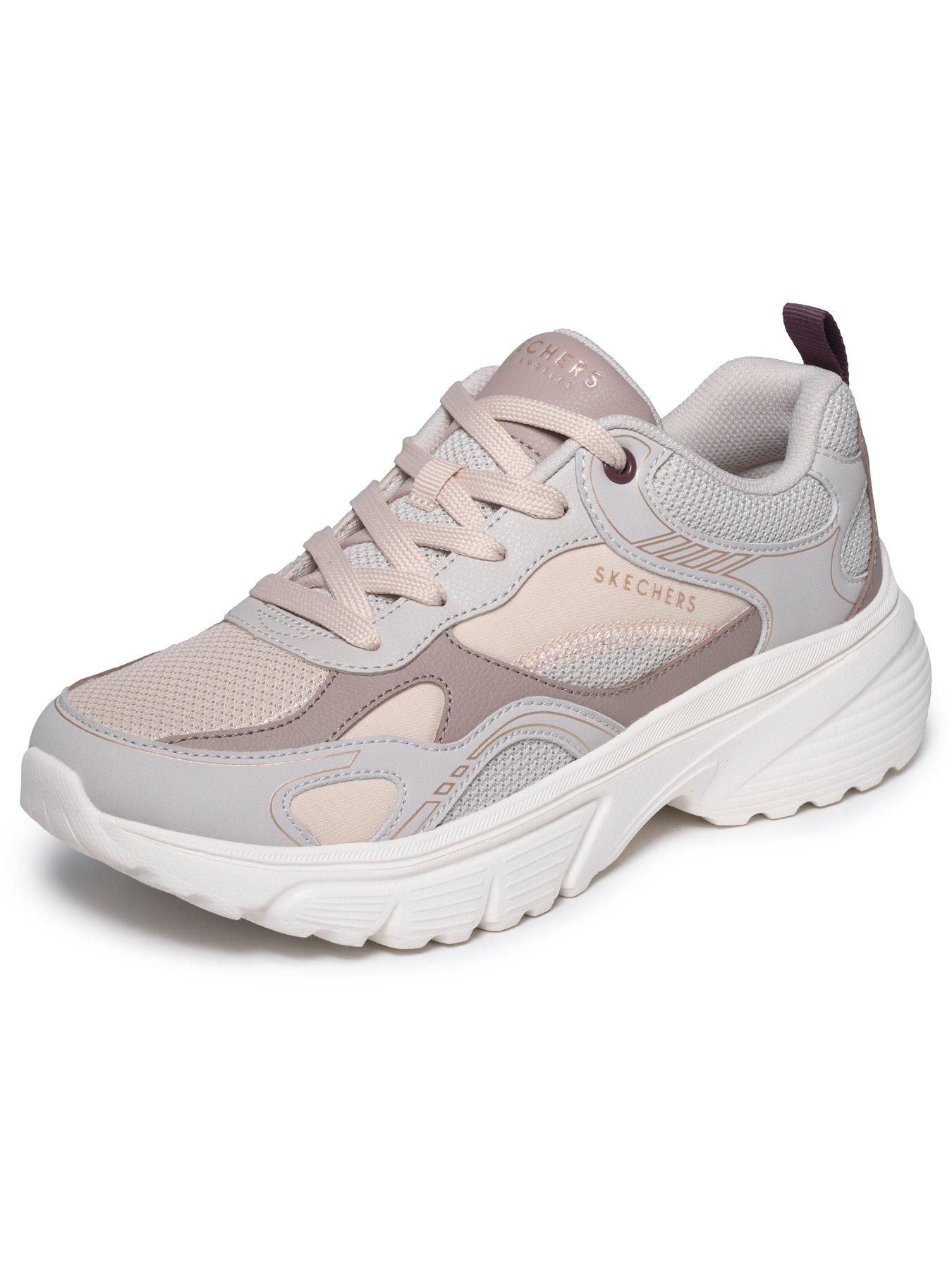 Image 5 of 6 of Skechers Womens E'Clypse Lite Lunar Walks Memory Foam Trainers - Natural