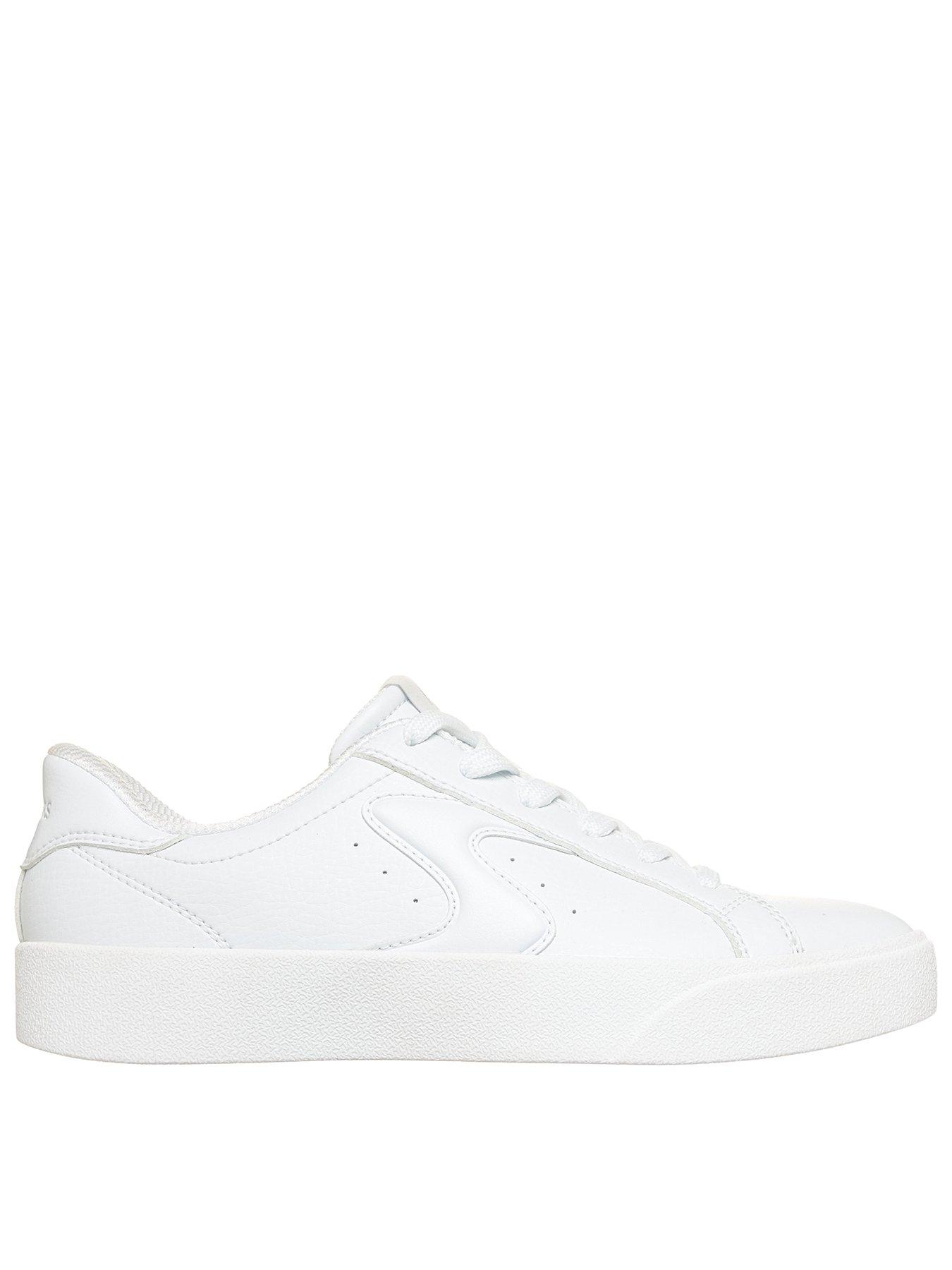 Skechers Womens Slip-ins Belmont Elevated Attitude Women's Memory Foam Trainers- White