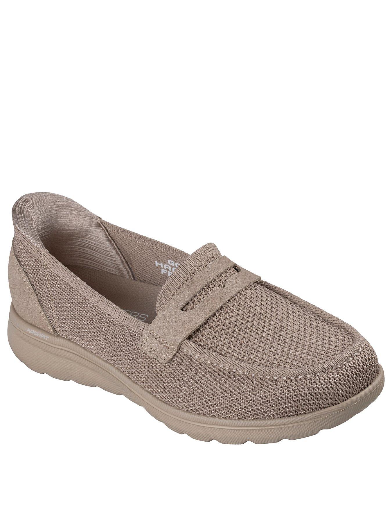 Image 2 of 6 of Skechers Arch Fit Refine 2.0 Nora Slip-On Trainers - Taupe