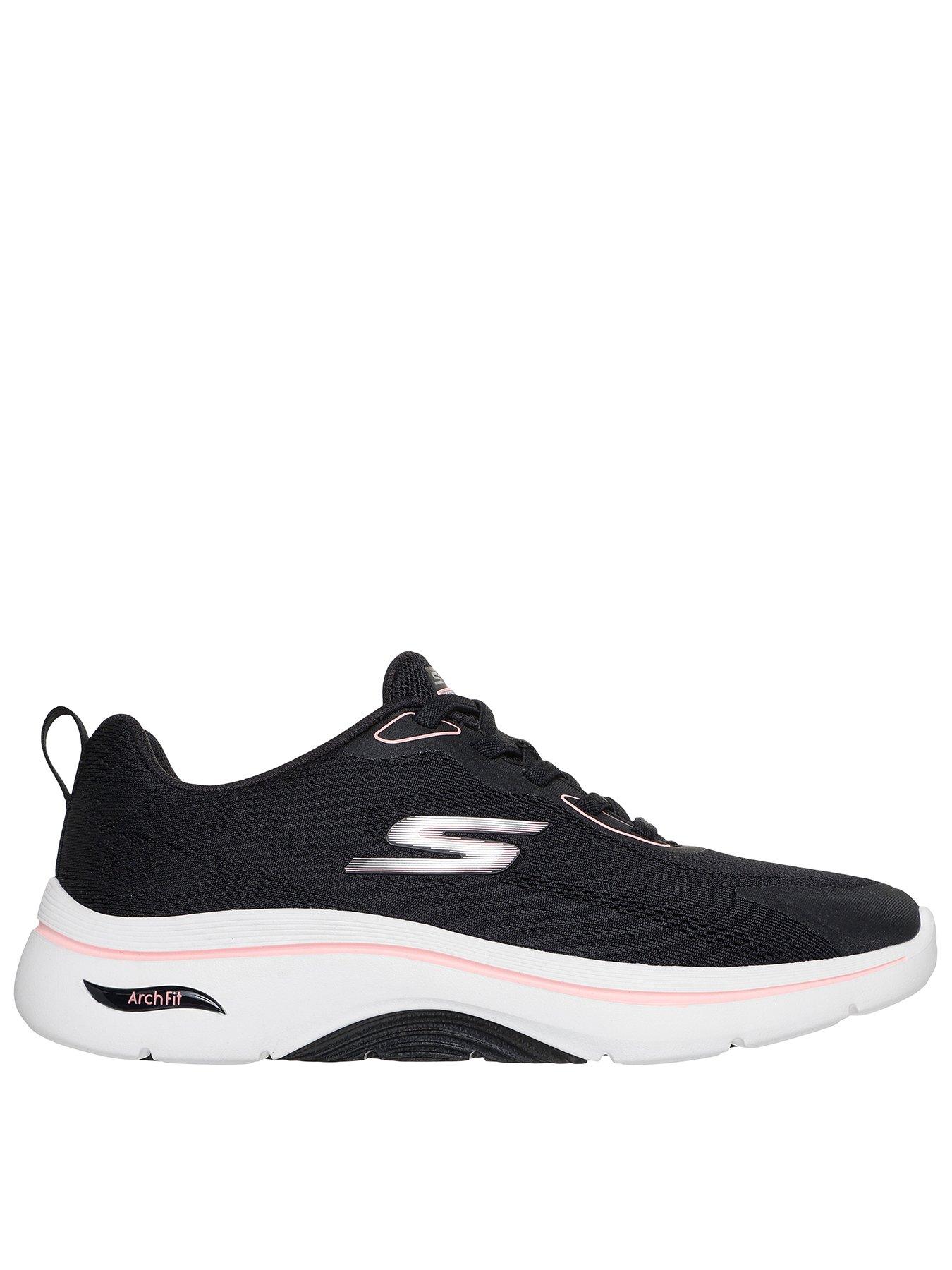 Skechers Go Walk Arch Fit 2.0 Cassy Engineered Mesh Bungee - Black