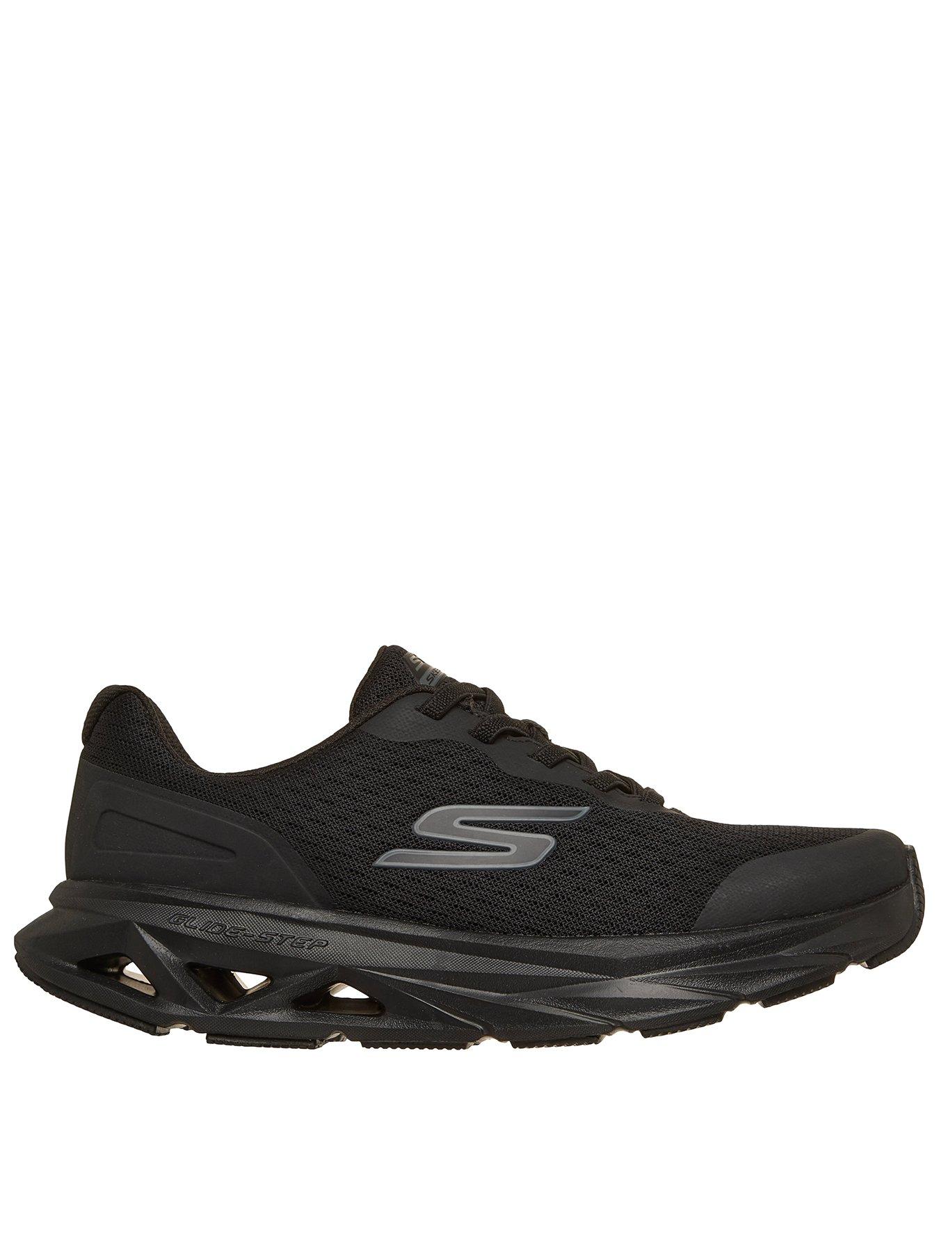 Skechers Glide-step Vortex Avalin Athletic Mesh Bungee - Black