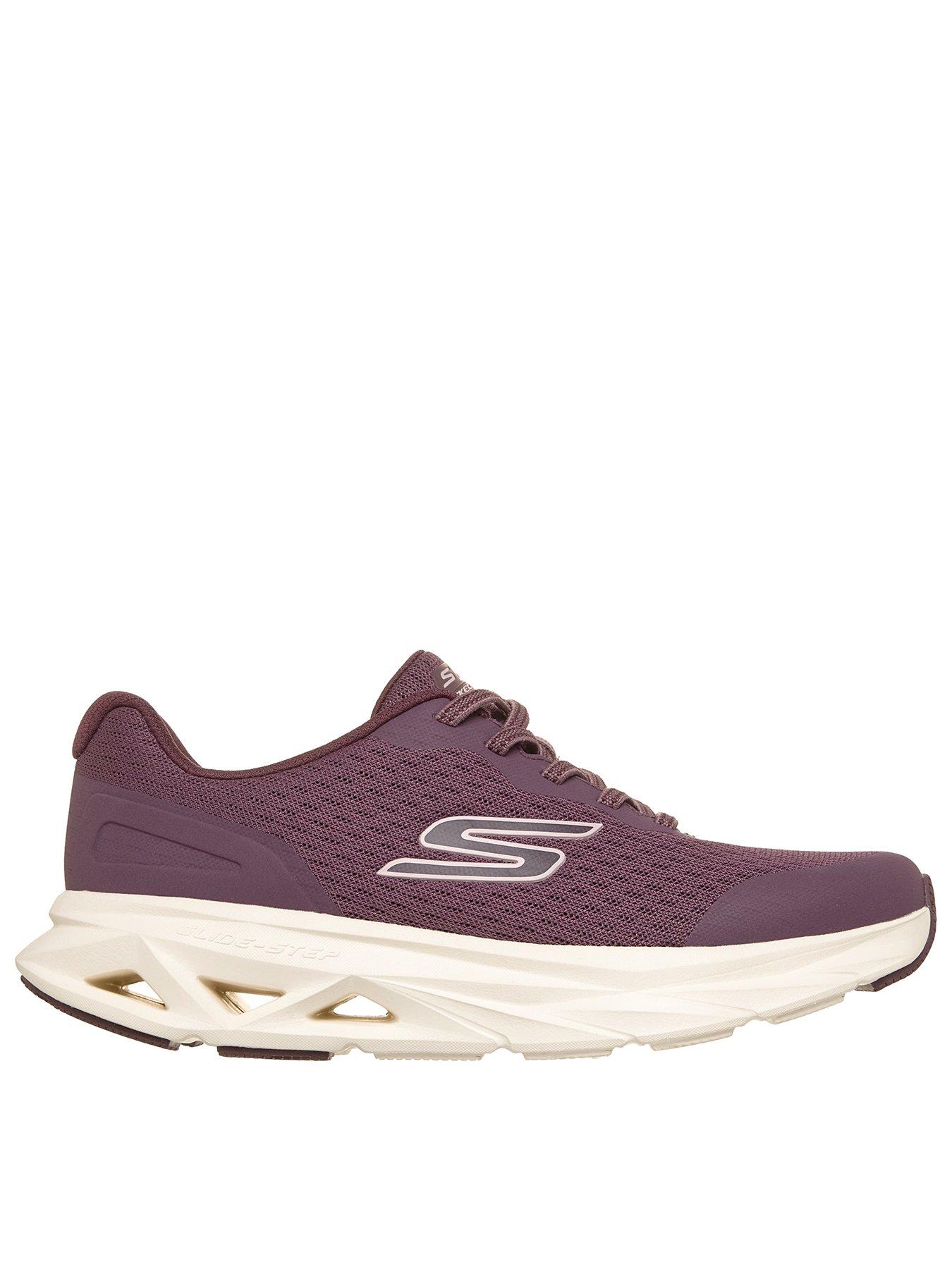 Skechers Glide-step Vortex Avalin Athletic Mesh Bungee - Burgundy