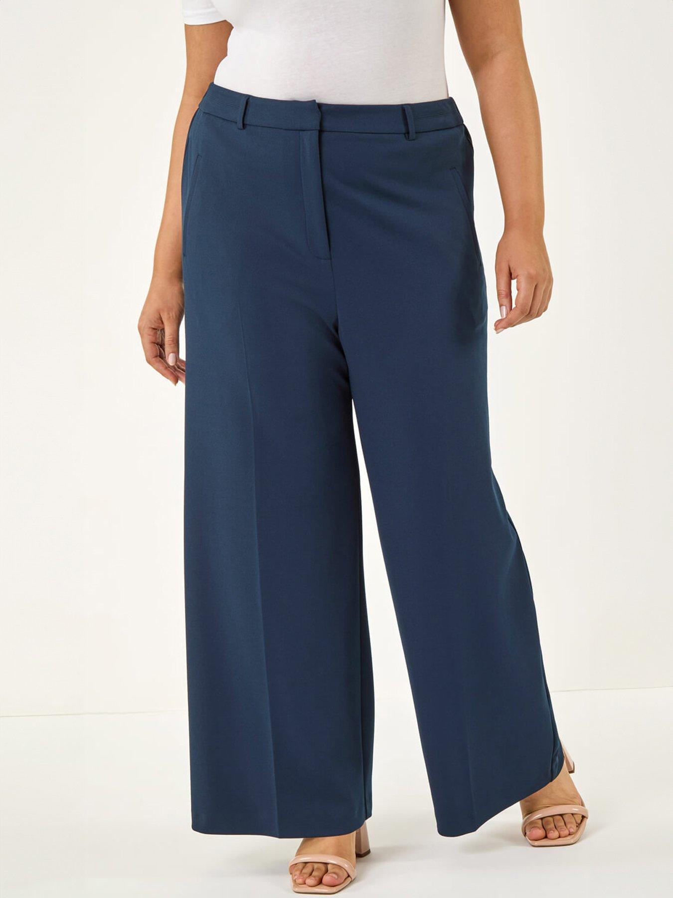 Image 3 of 5 of Roman Curve Tailored Wide Leg Stretch Trouser