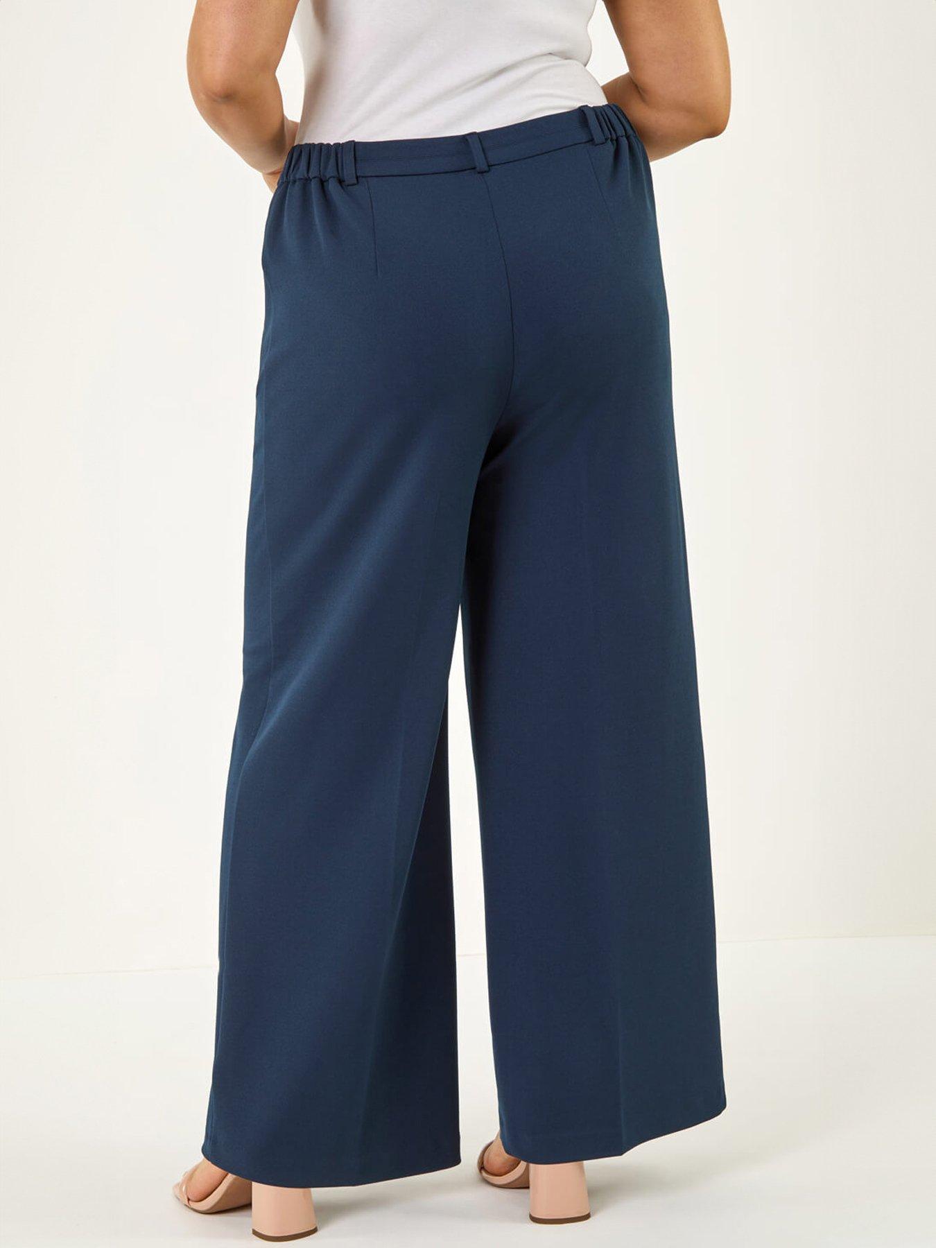 Image 4 of 5 of Roman Curve Tailored Wide Leg Stretch Trouser