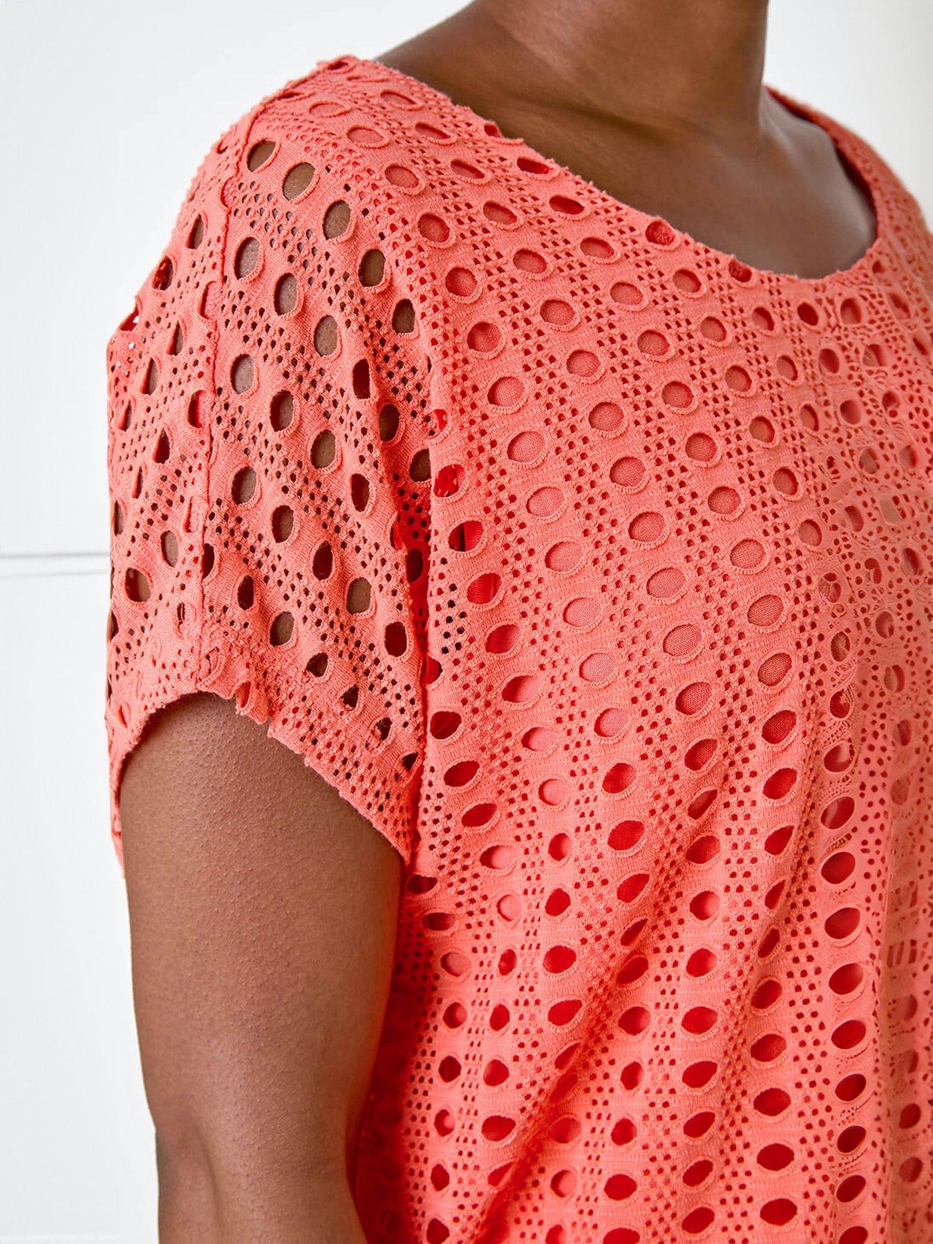  image of roman-cut-out-detail-stretch-top