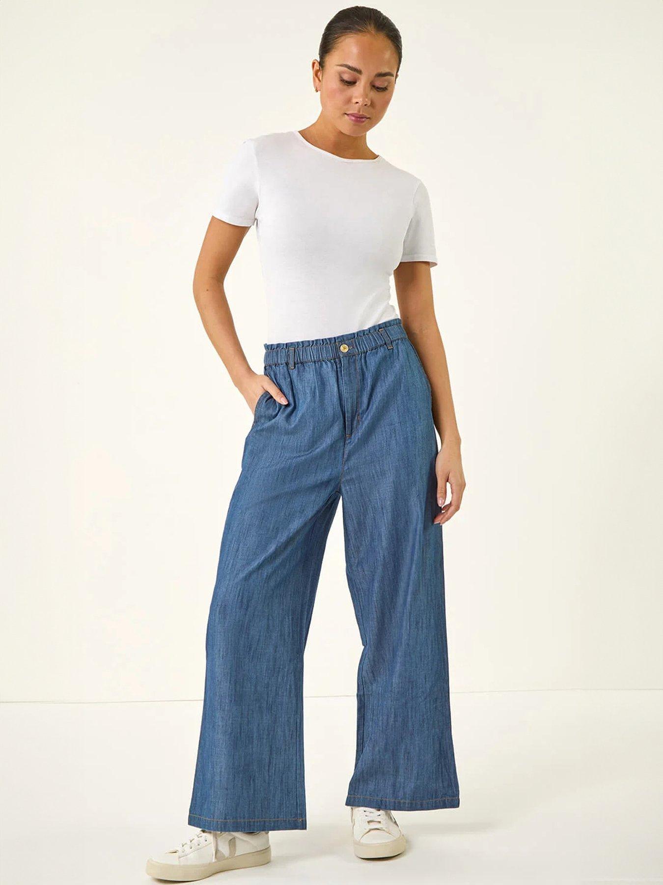 Image 3 of 5 of Roman Petite Wide Leg Trouser