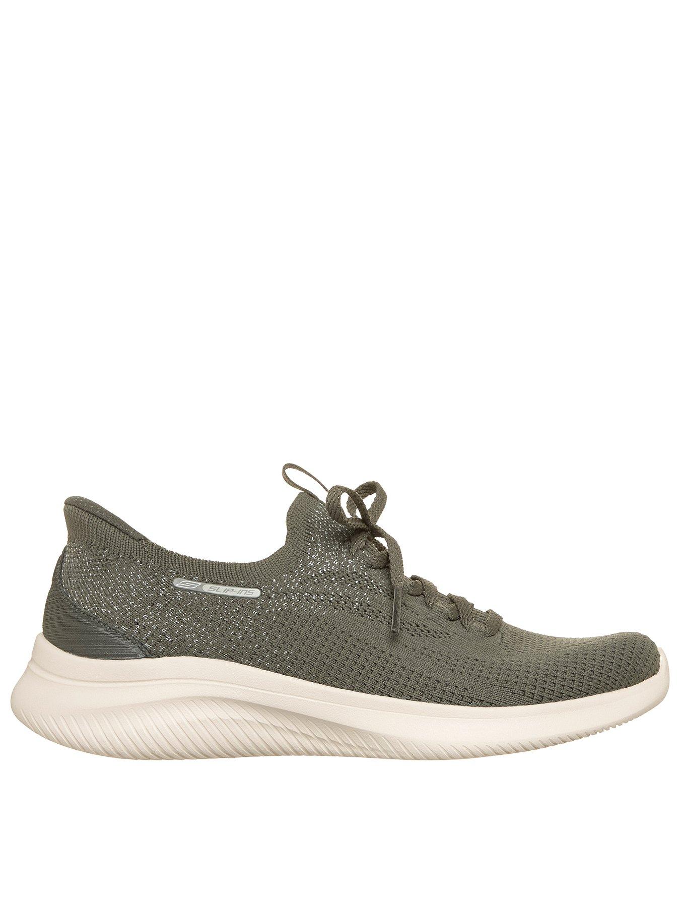 Image 1 of 6 of Skechers Ultra Flex 4.0 Engineered Ultra Stretch Knit Slip-ins - Olive