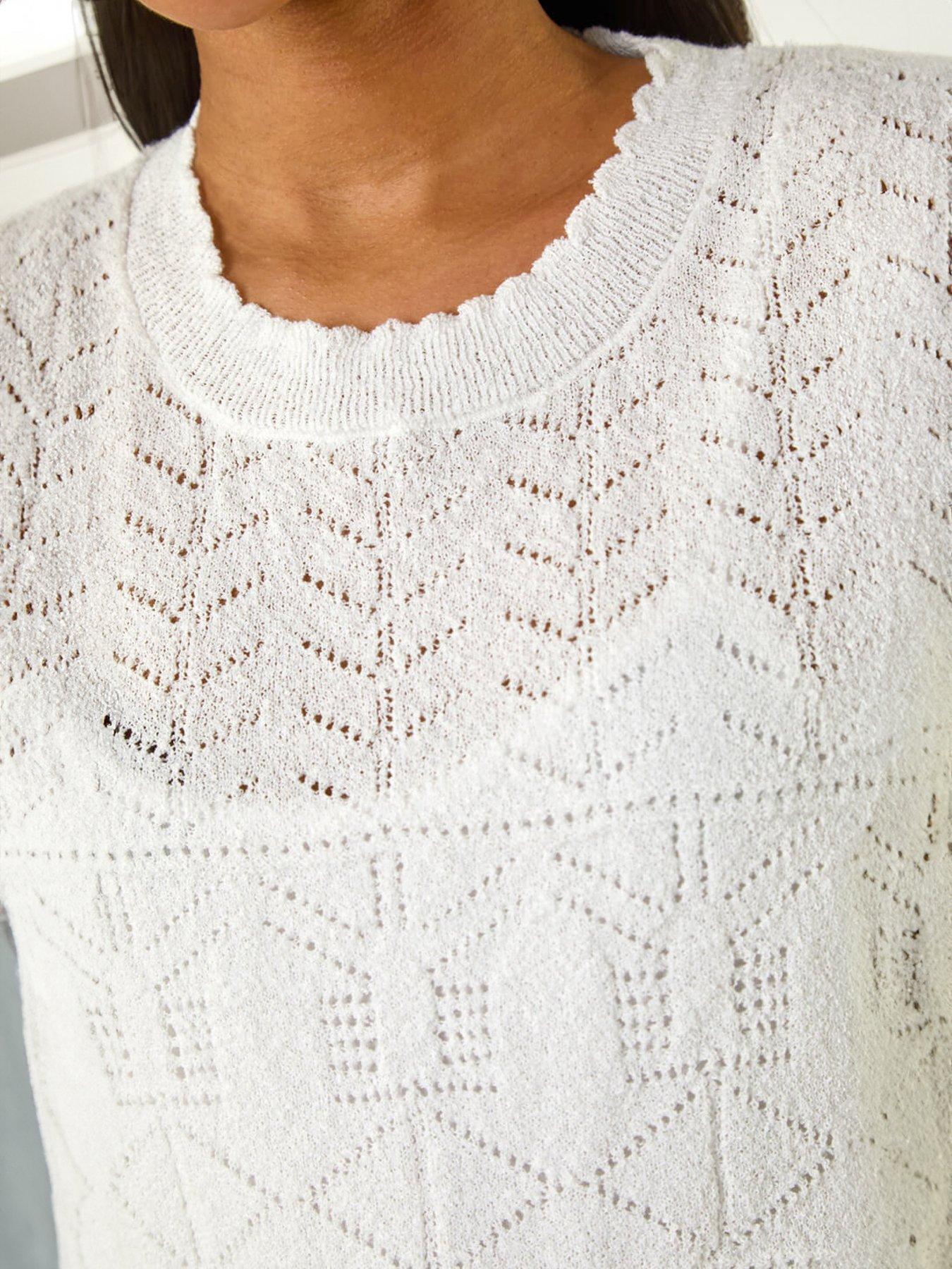  image of roman-pointelle-knit-tee
