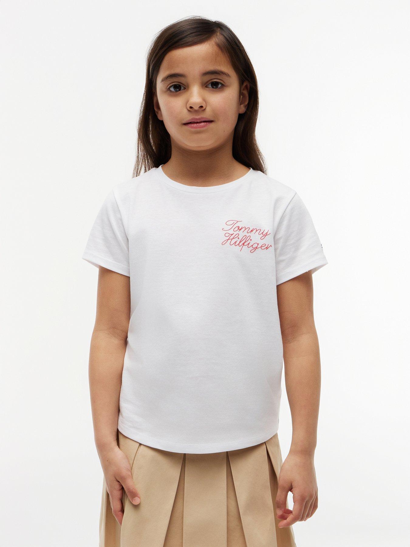 Tommy Hilfiger Rope Logo Slim T-Shirt - White