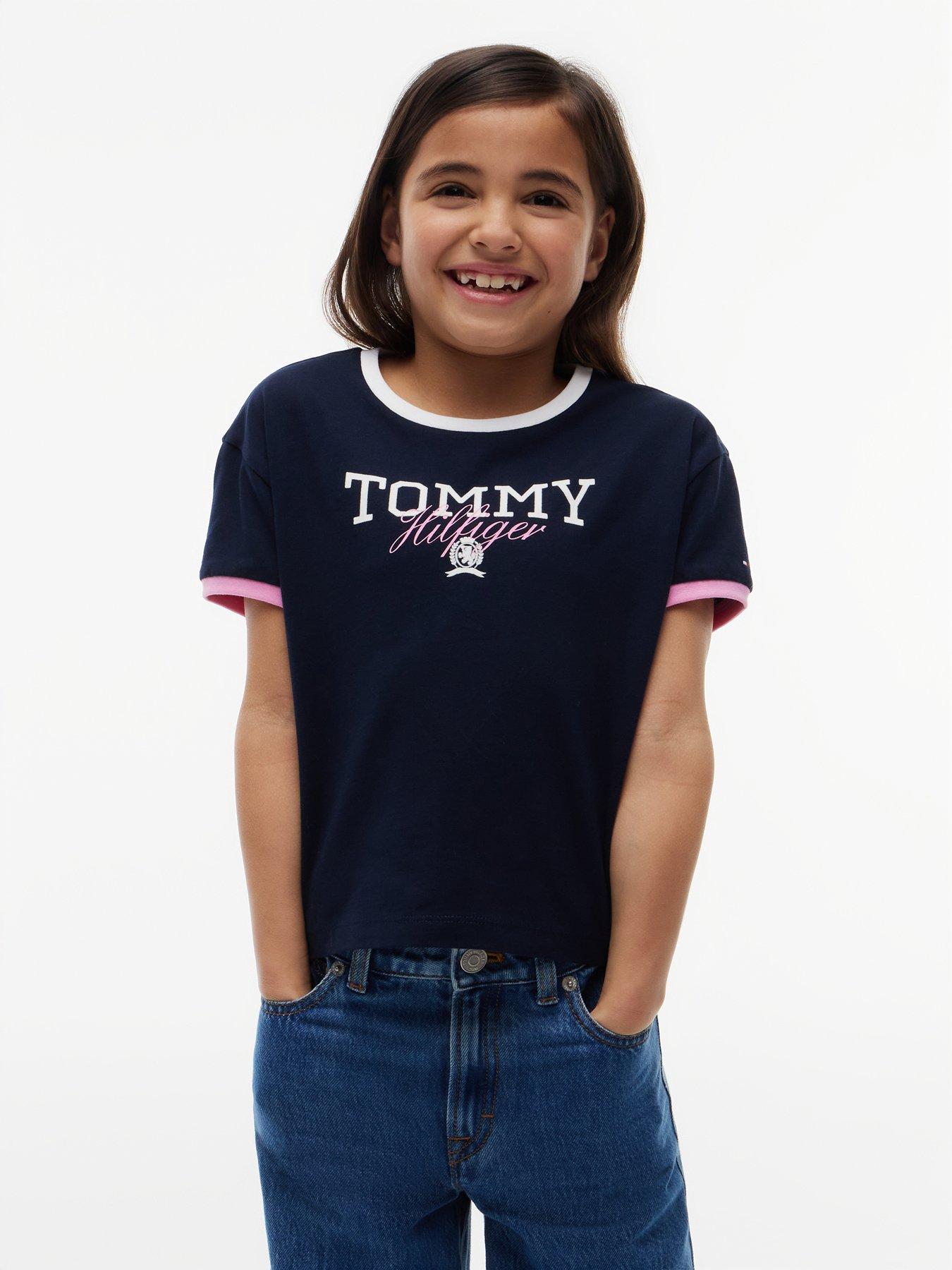 Tommy Hilfiger Crest Relaxed T-Shirt - Dark Night Navy