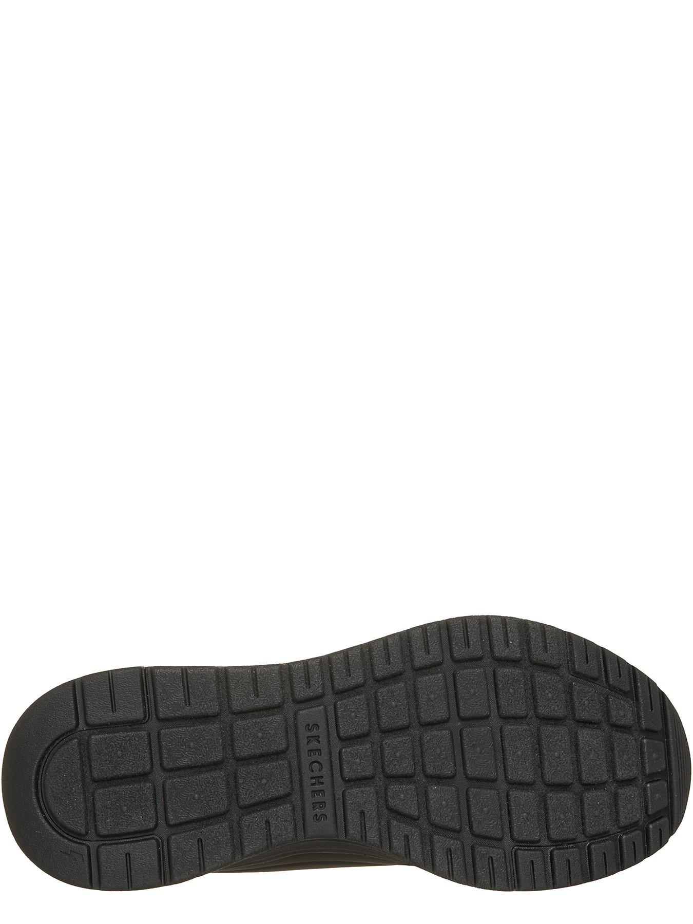 Image 4 of 6 of Skechers Uno Lite 2 Durabuck With Metallic Trim Lace Up Fashion Sneaker - Black