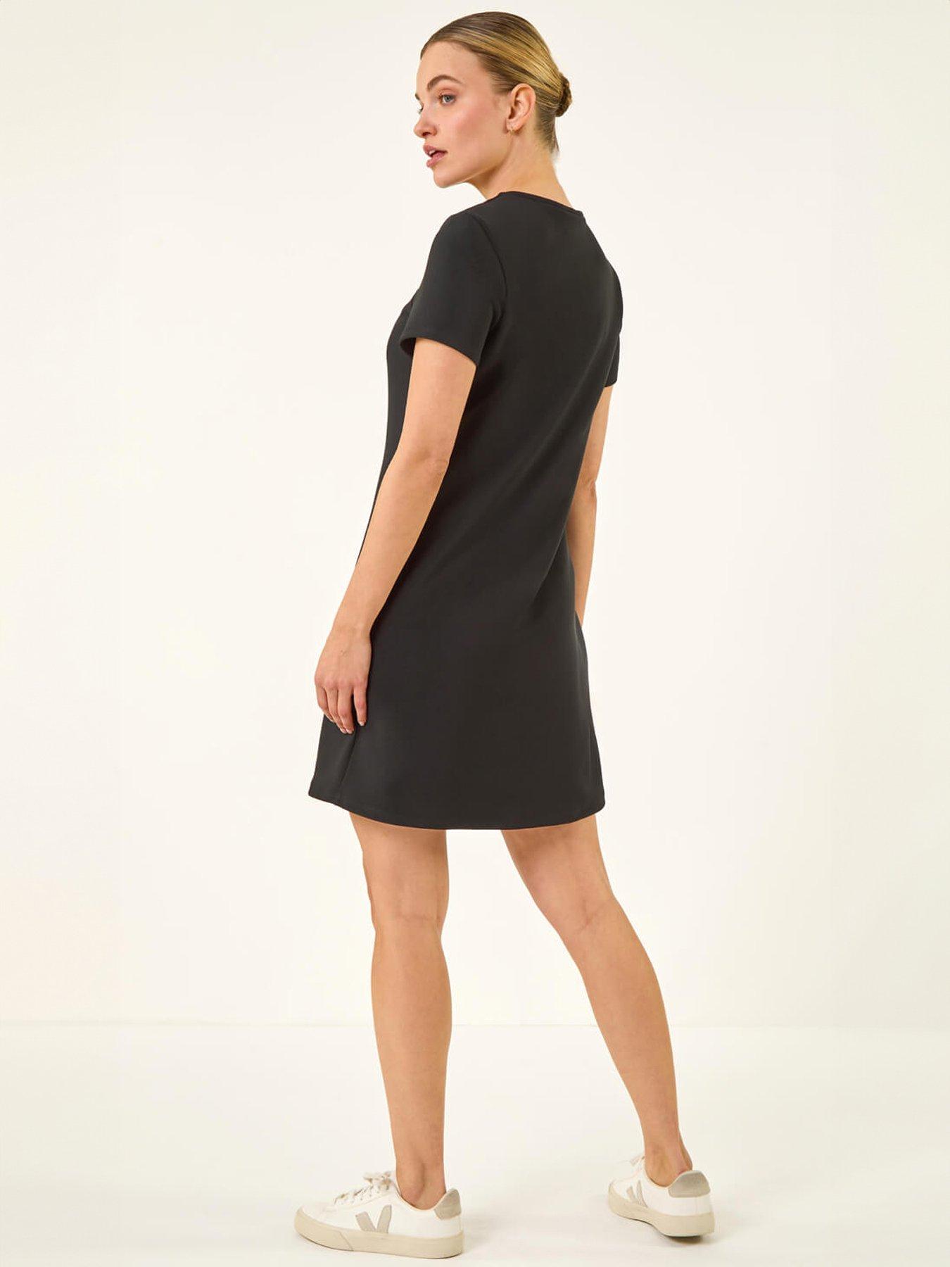  image of roman-dusk-ribbed-texture-buttoned-dress