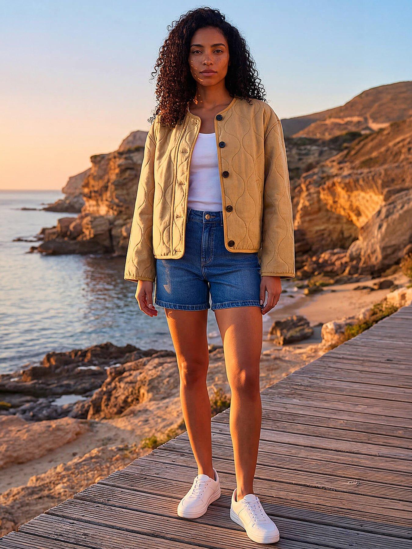 Roman Cotton Twill Quilted Jacket