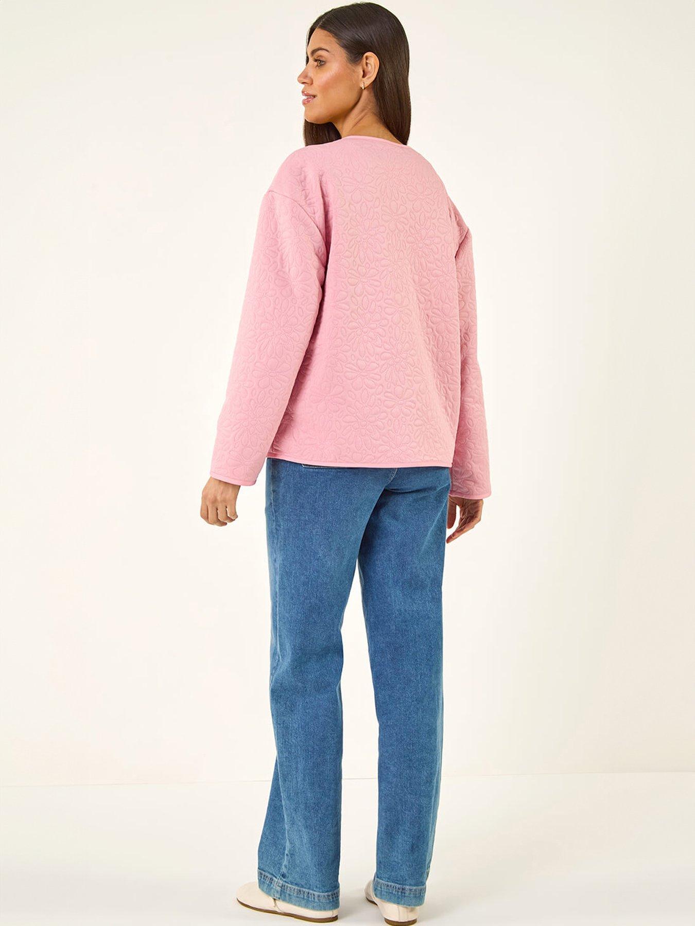 stillFront image of roman-patterned-pocket-edge-jacket
