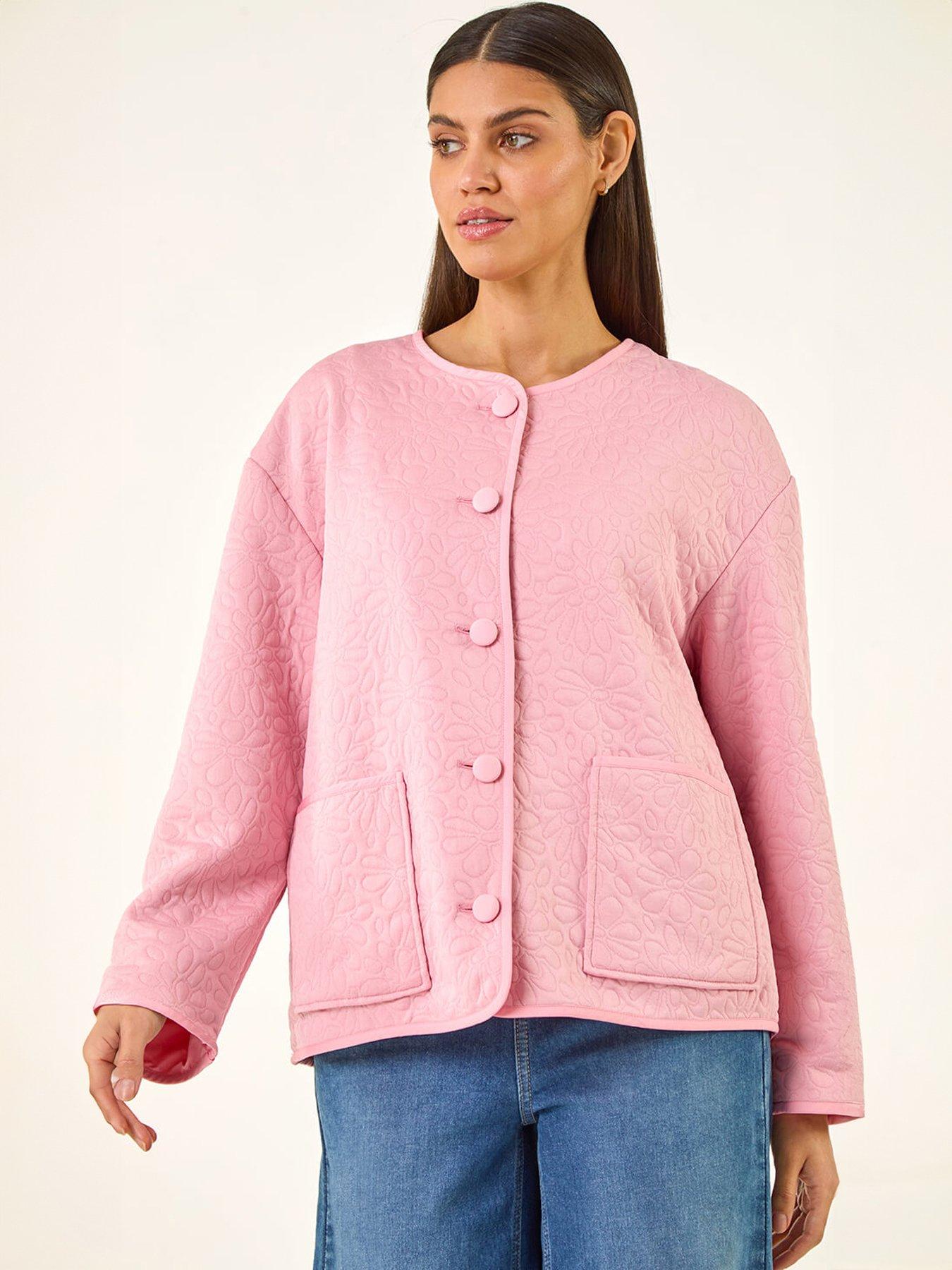  image of roman-patterned-pocket-edge-jacket