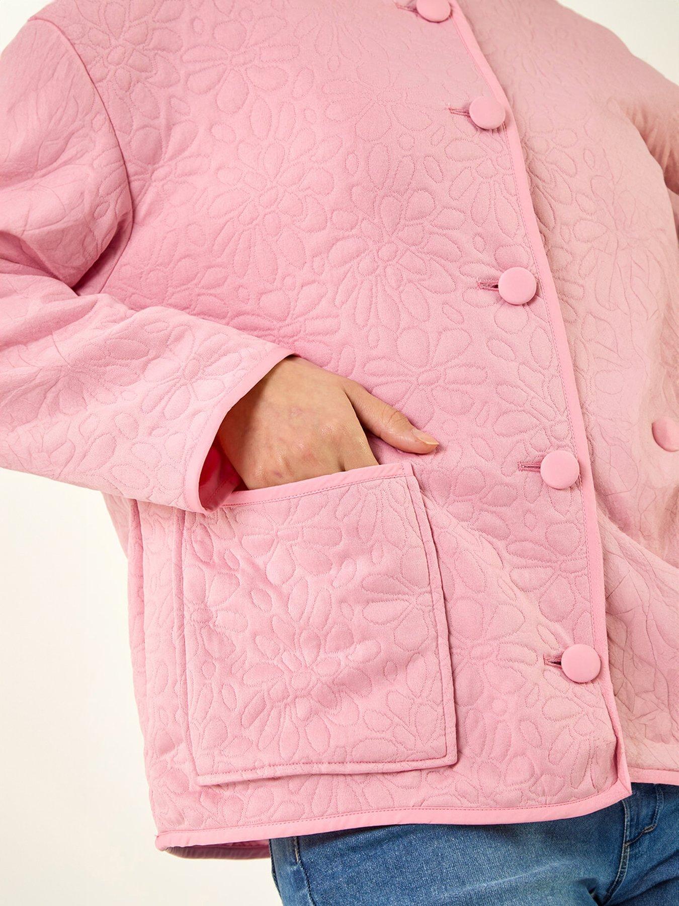  image of roman-patterned-pocket-edge-jacket