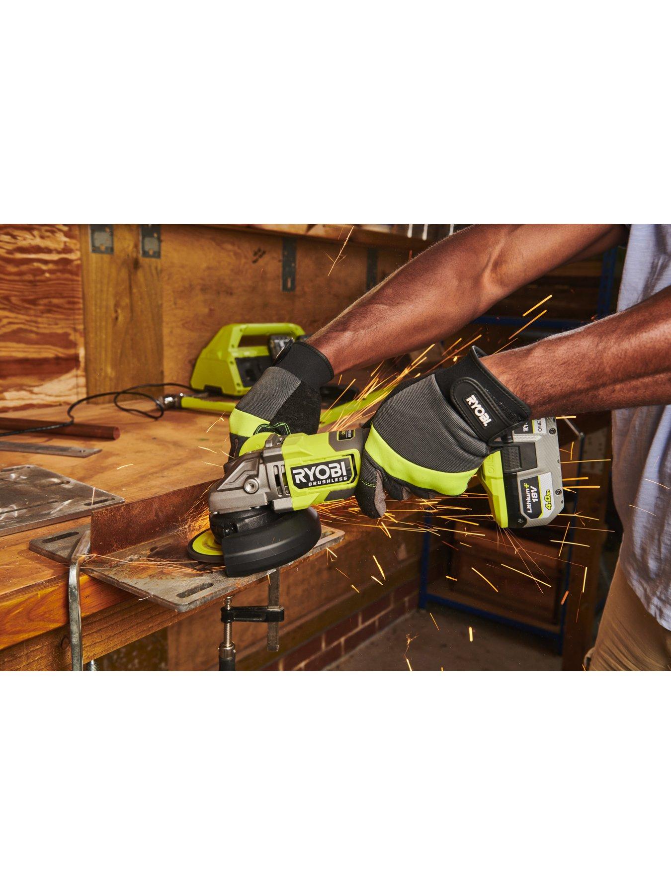 Image 2 of 5 of RYOBI RAG18BL-0 BRUSHLESS ANGLE GRINDER
