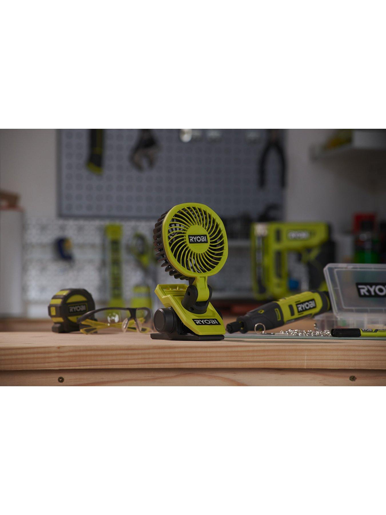  image of ryobi-rcf4-120g-usb-lithium-clamp-fan-kit