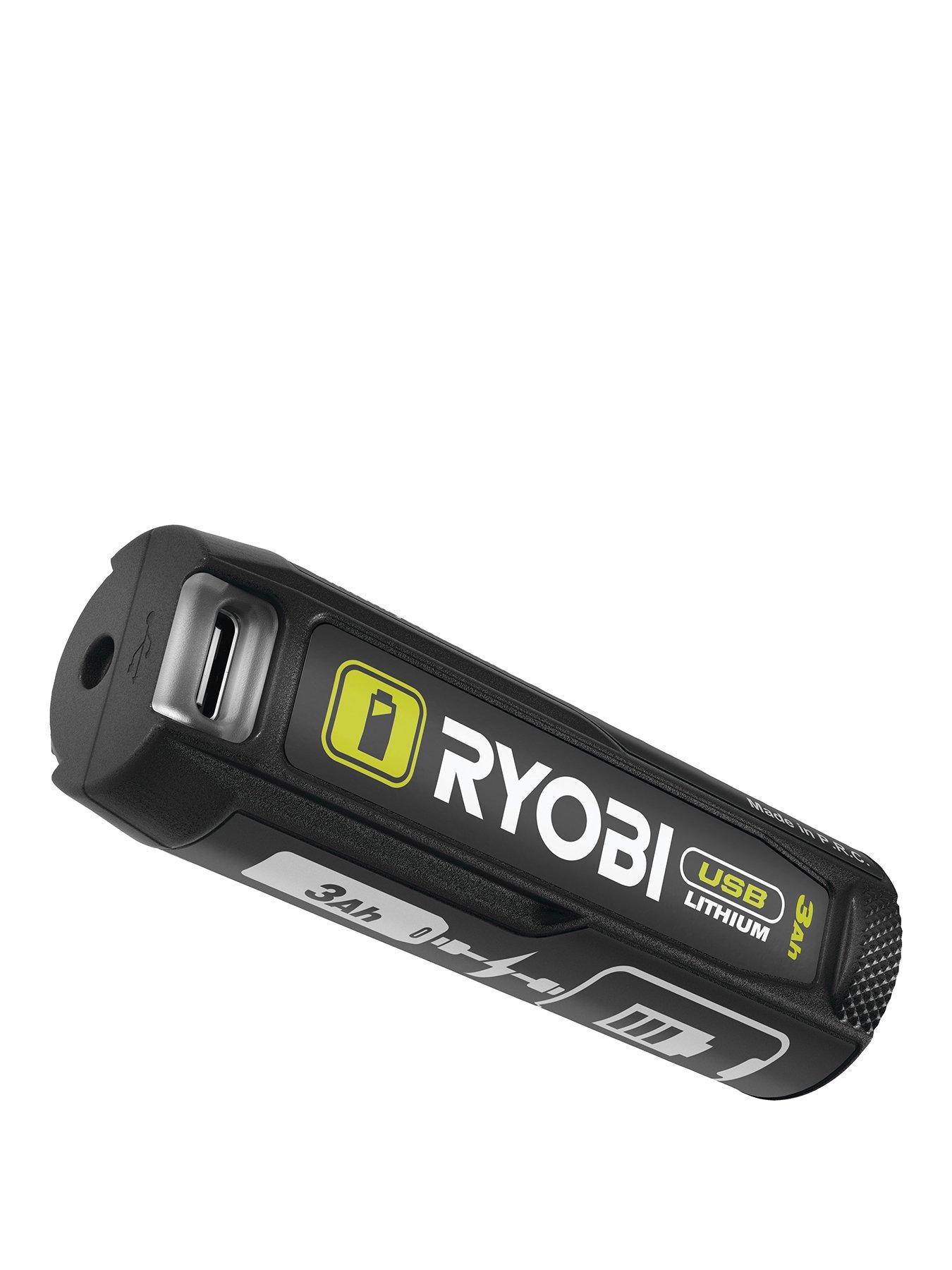 front image of ryobi-rb4l30-usb-lithbat-with-fuel-gauge