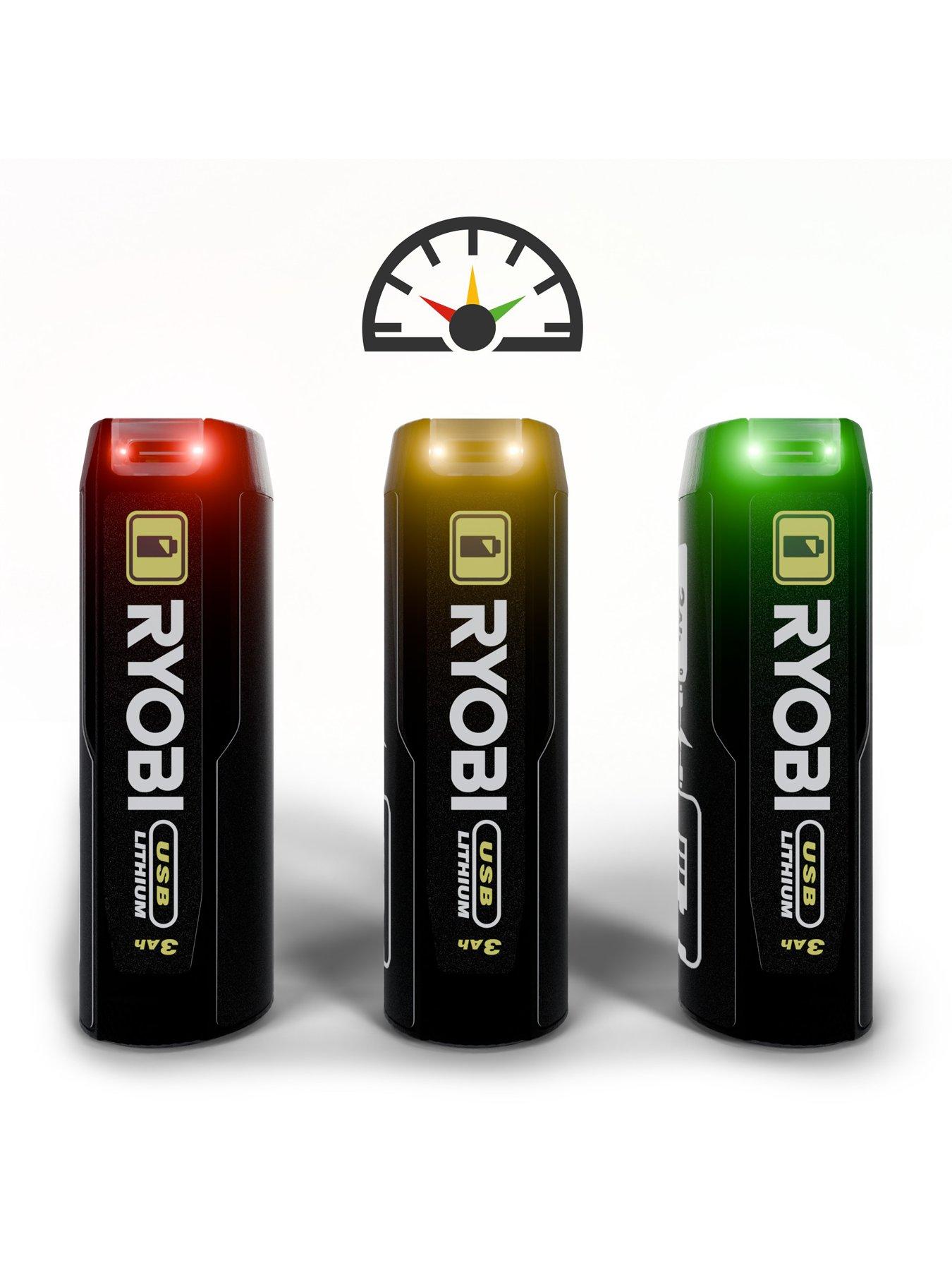  image of ryobi-rb4l30-usb-lithbat-with-fuel-gauge