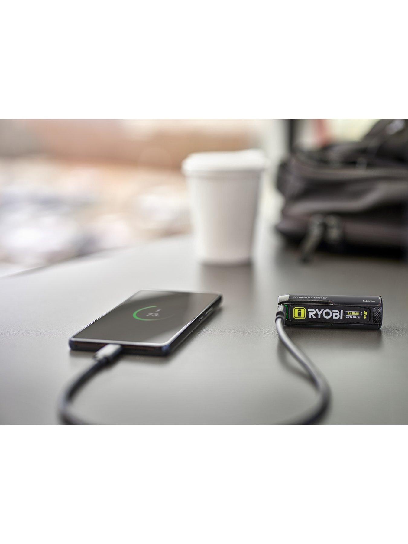  image of ryobi-rb4l30-usb-lithbat-with-fuel-gauge