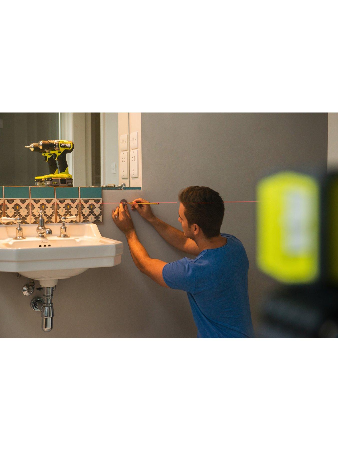 RYOBI RBCLLR1 10M Red Cross-Line Laser | Littlewoods