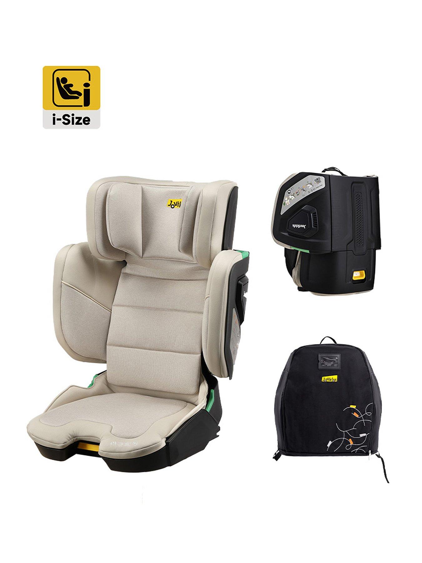 Jovikids Rober + Compact Folding Booster Car Seat - Milkstone