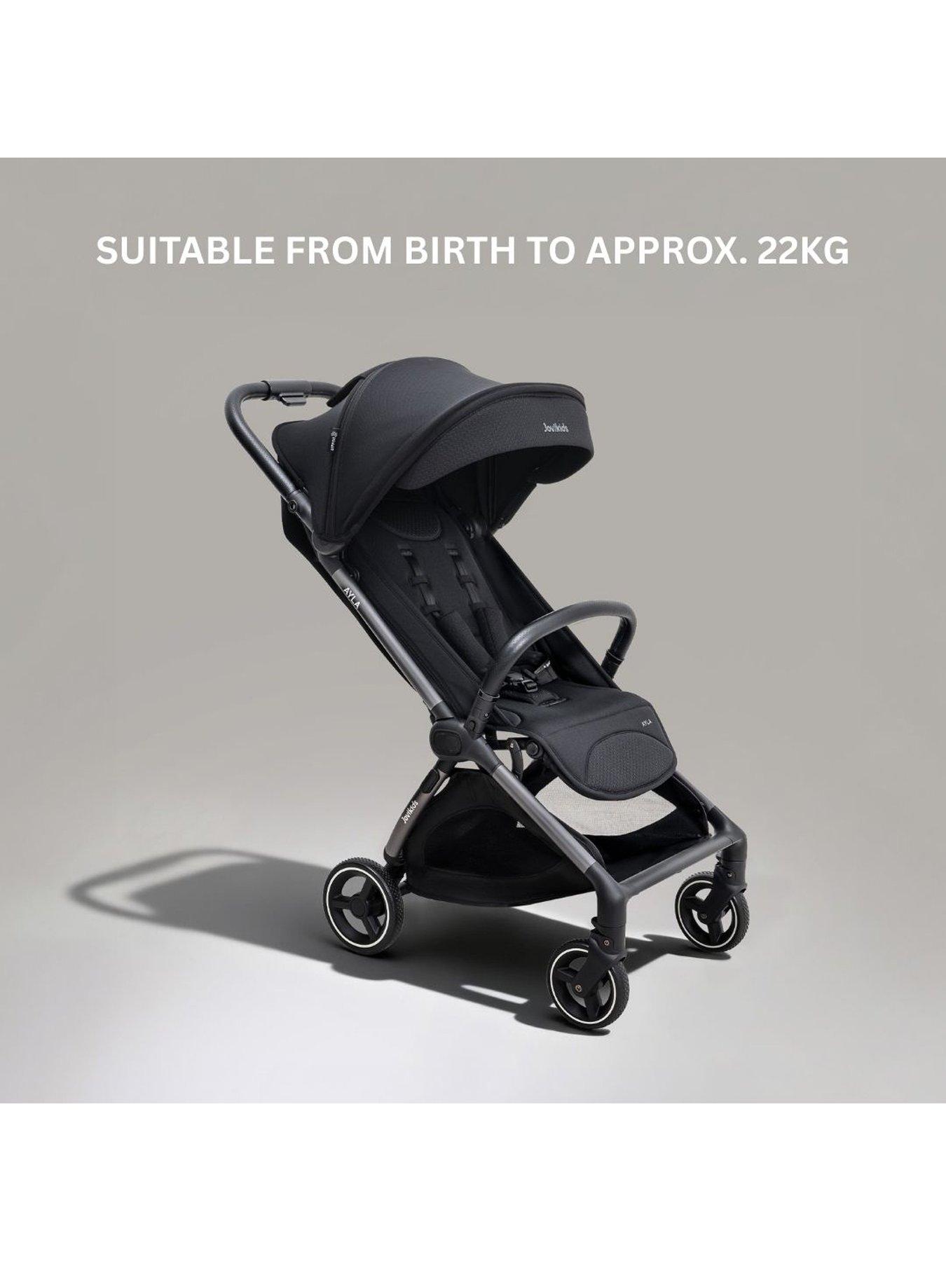 stillFront image of jovikids-ayla-stroller-urban-black