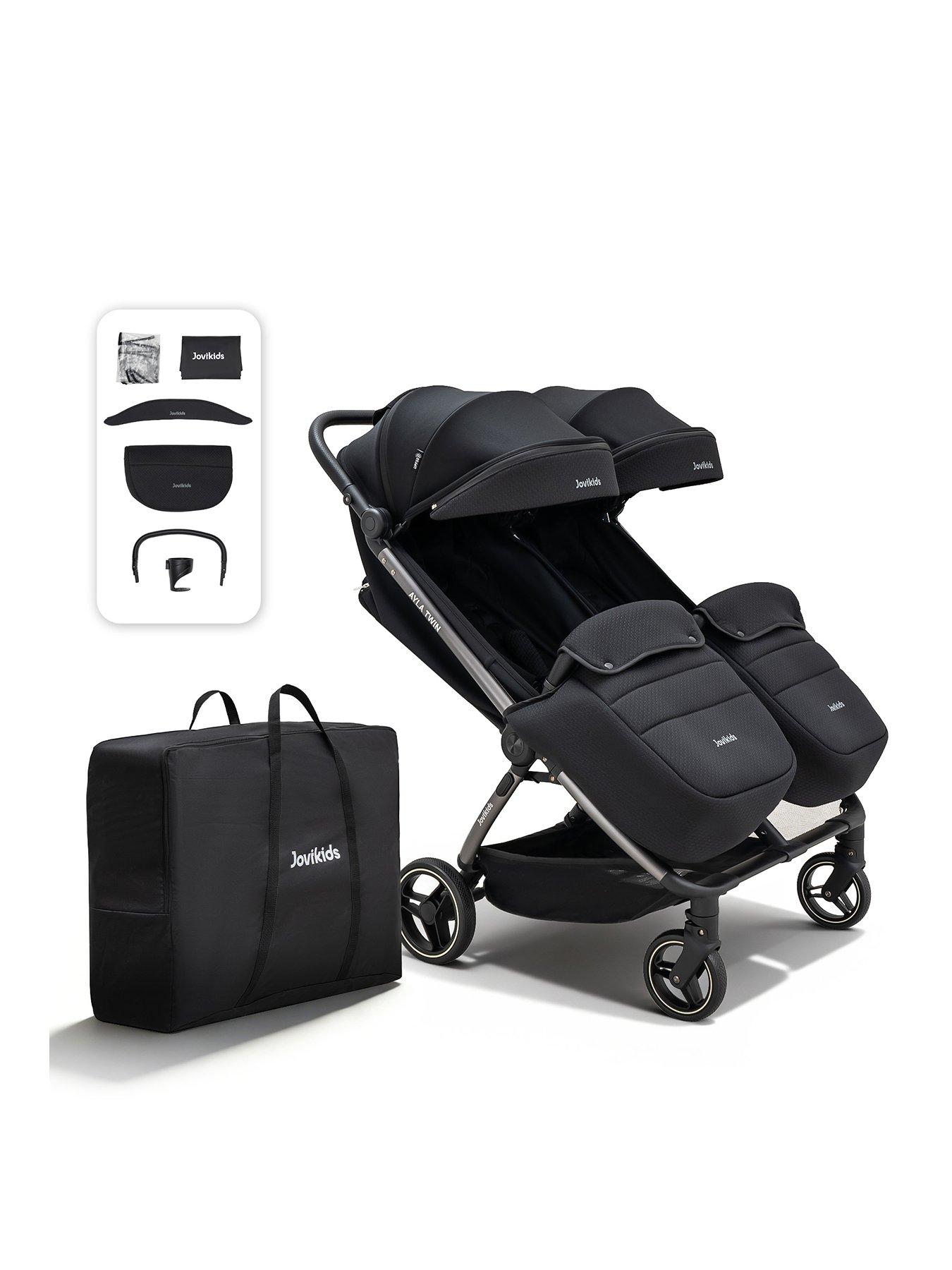 jovikids-ayla-twin-stroller-urban-black