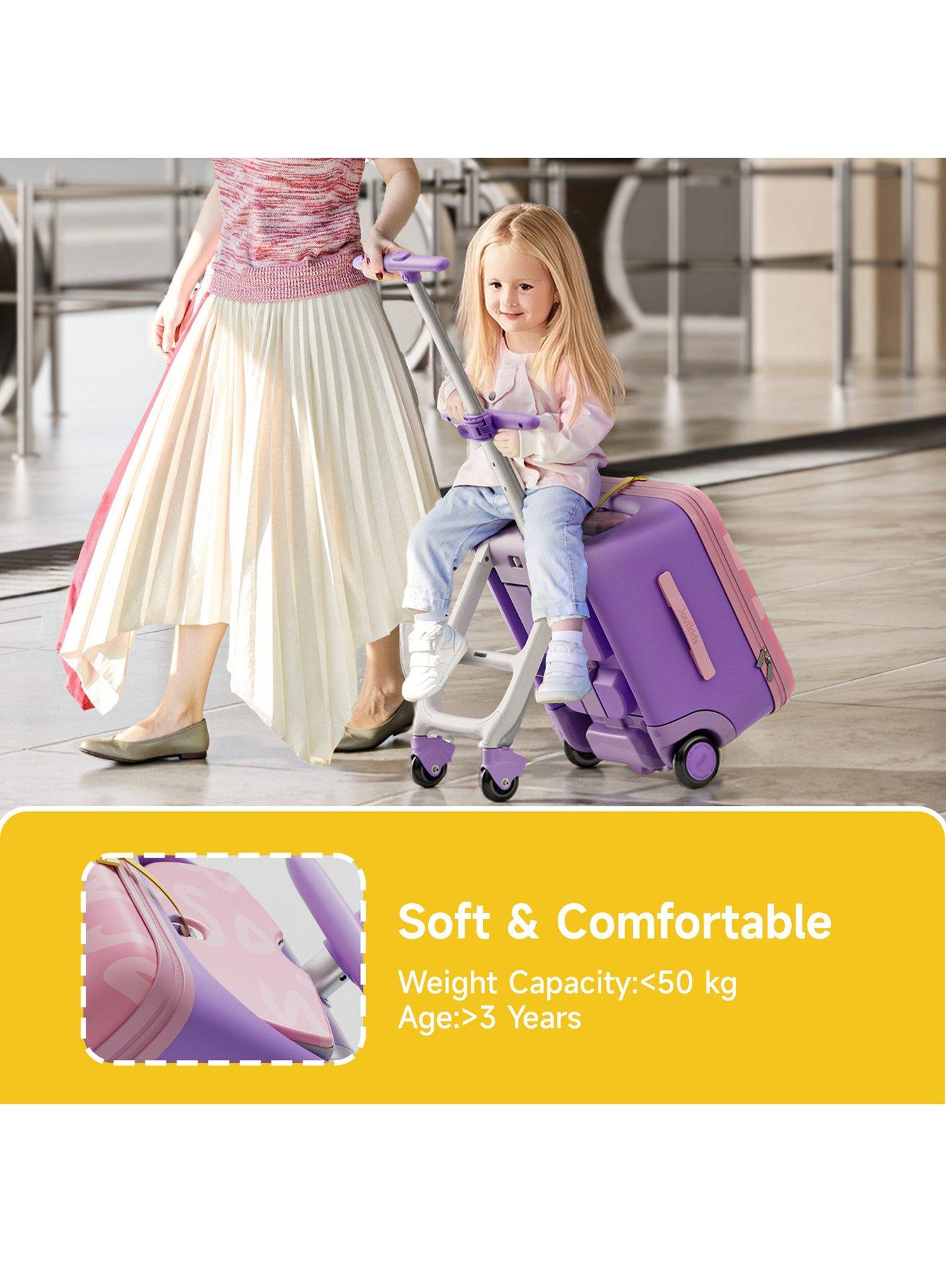 Image 2 of 7 of Jovikids 3-in-1 Children's Ride-on Suitcase - Pink