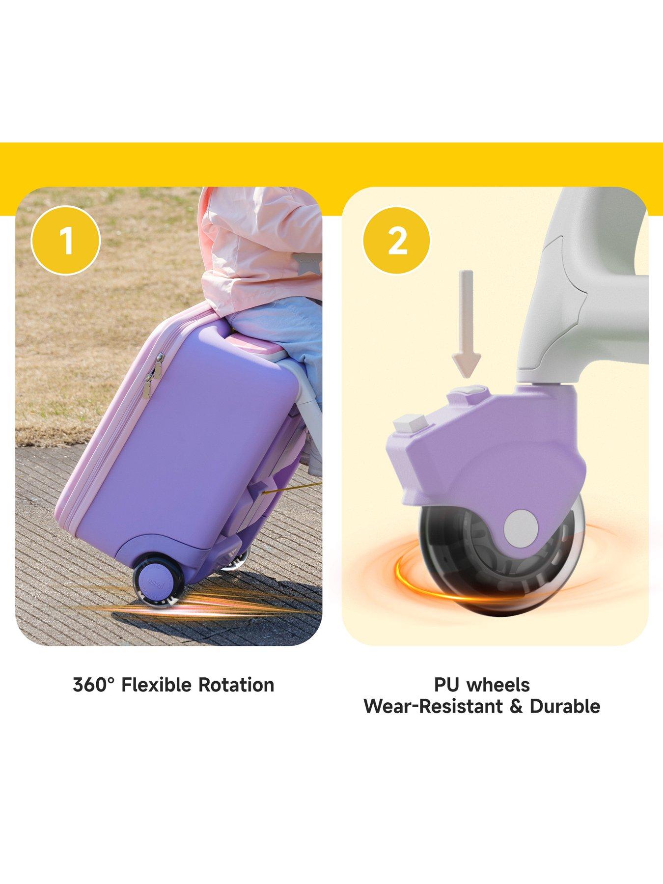 Image 4 of 7 of Jovikids 3-in-1 Children's Ride-on Suitcase - Pink