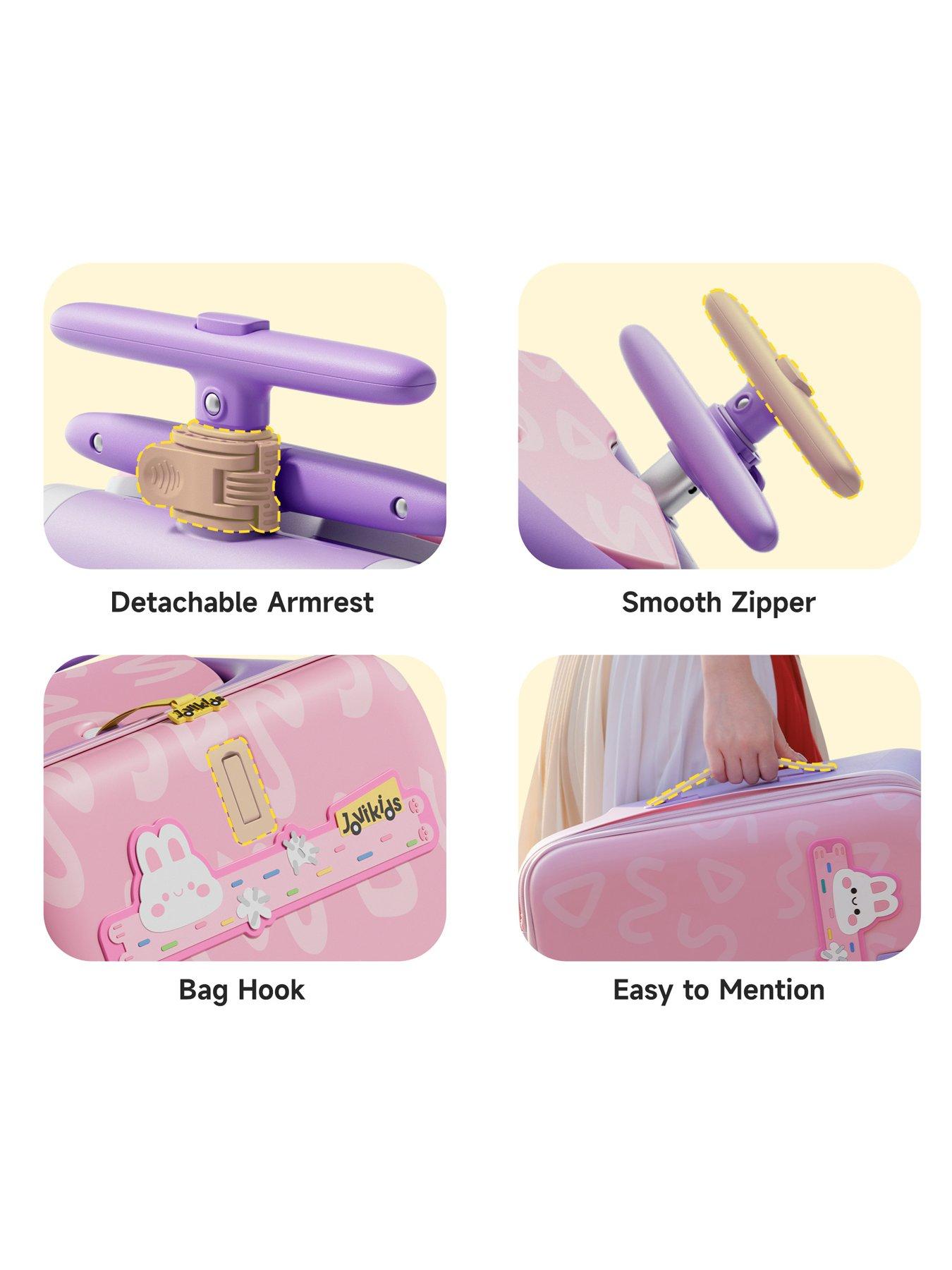 Image 5 of 7 of Jovikids 3-in-1 Children's Ride-on Suitcase - Pink