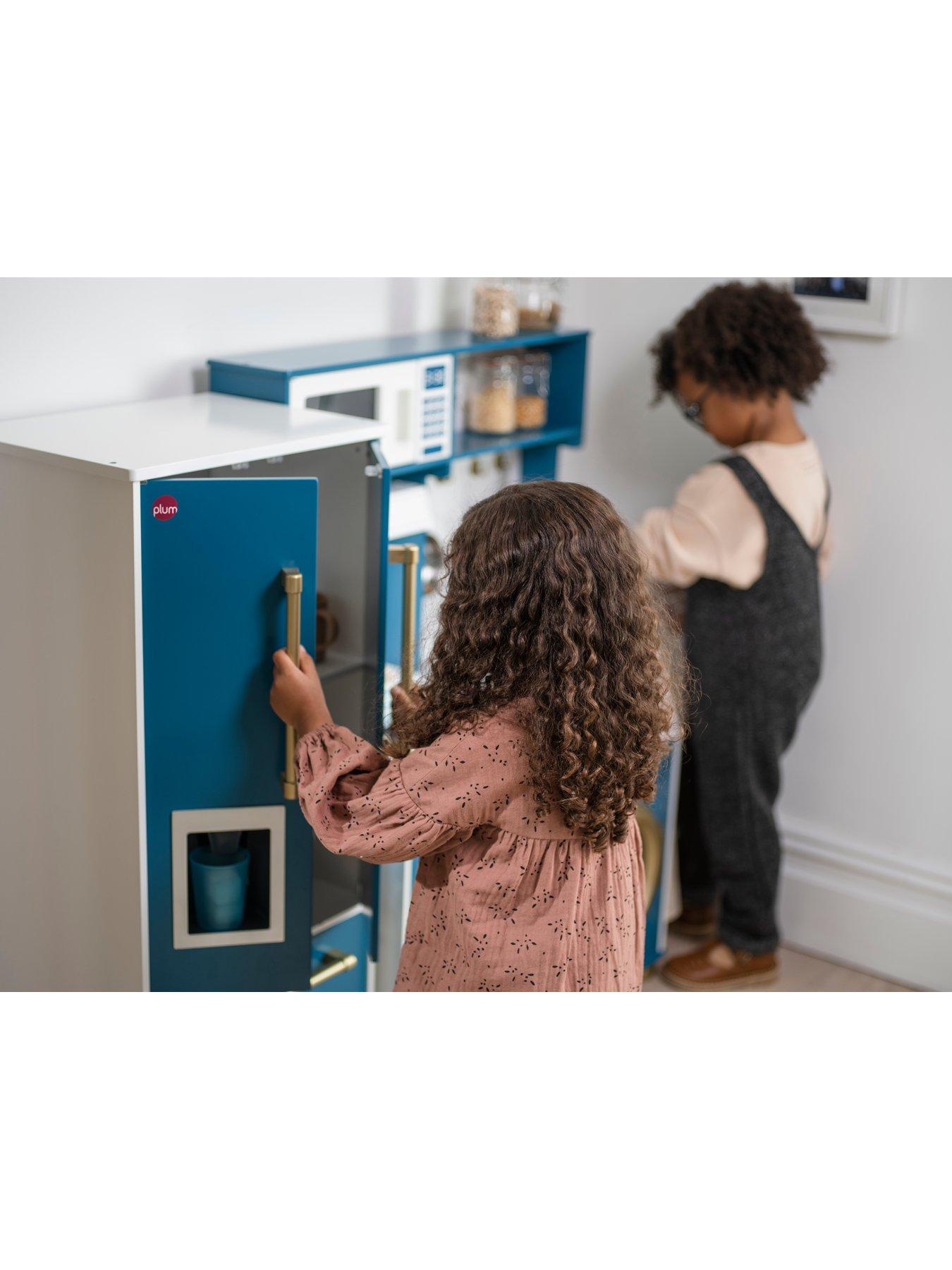 Image 3 of 8 of Plum Bakehouse Traditional Wooden Kitchen with Fridge - Oxford Blue