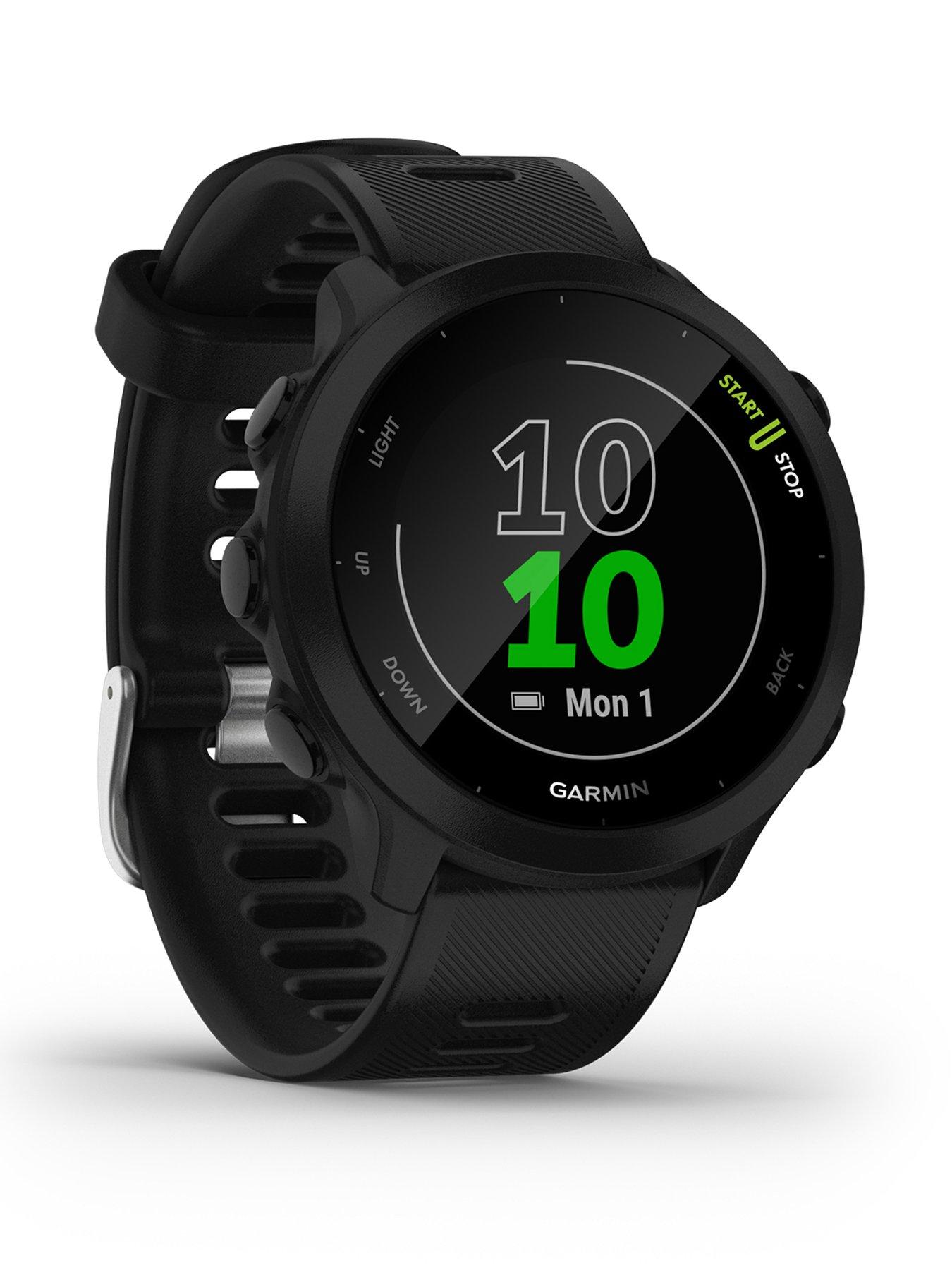 Garmin Forerunner 55 GPS Watch - Black