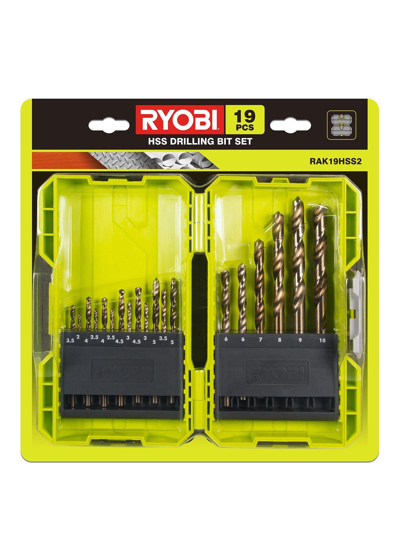 front image of ryobi-rak19hss2-ryobi-19pc-hss-bit-set