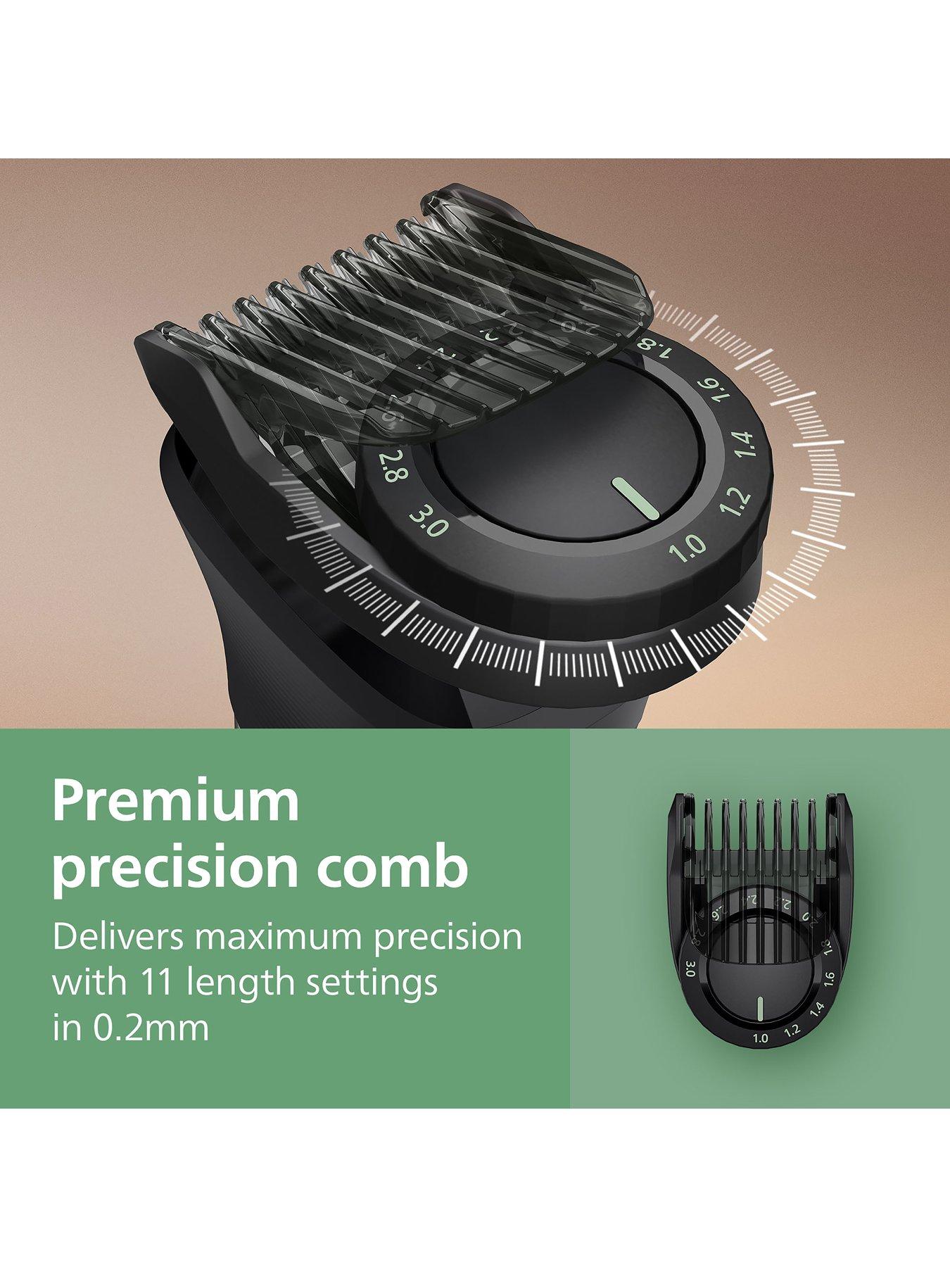 Image 6 of 8 of Philips Multigroom 9000 Series All-in-One 20-Piece Beard, Hair &amp; Nose Trimmer, + OneBlade Grooming Set 27 Length Settings (0.2- 20 mm), MG9557/15