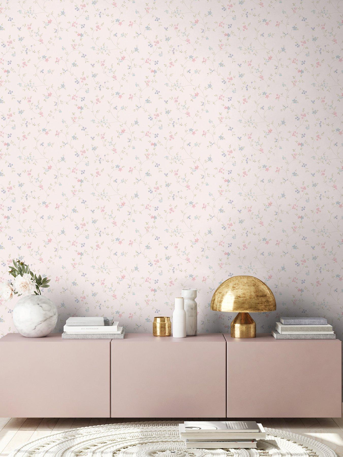  image of as-creation-spring-trail-pink-non-woven-wallpaper
