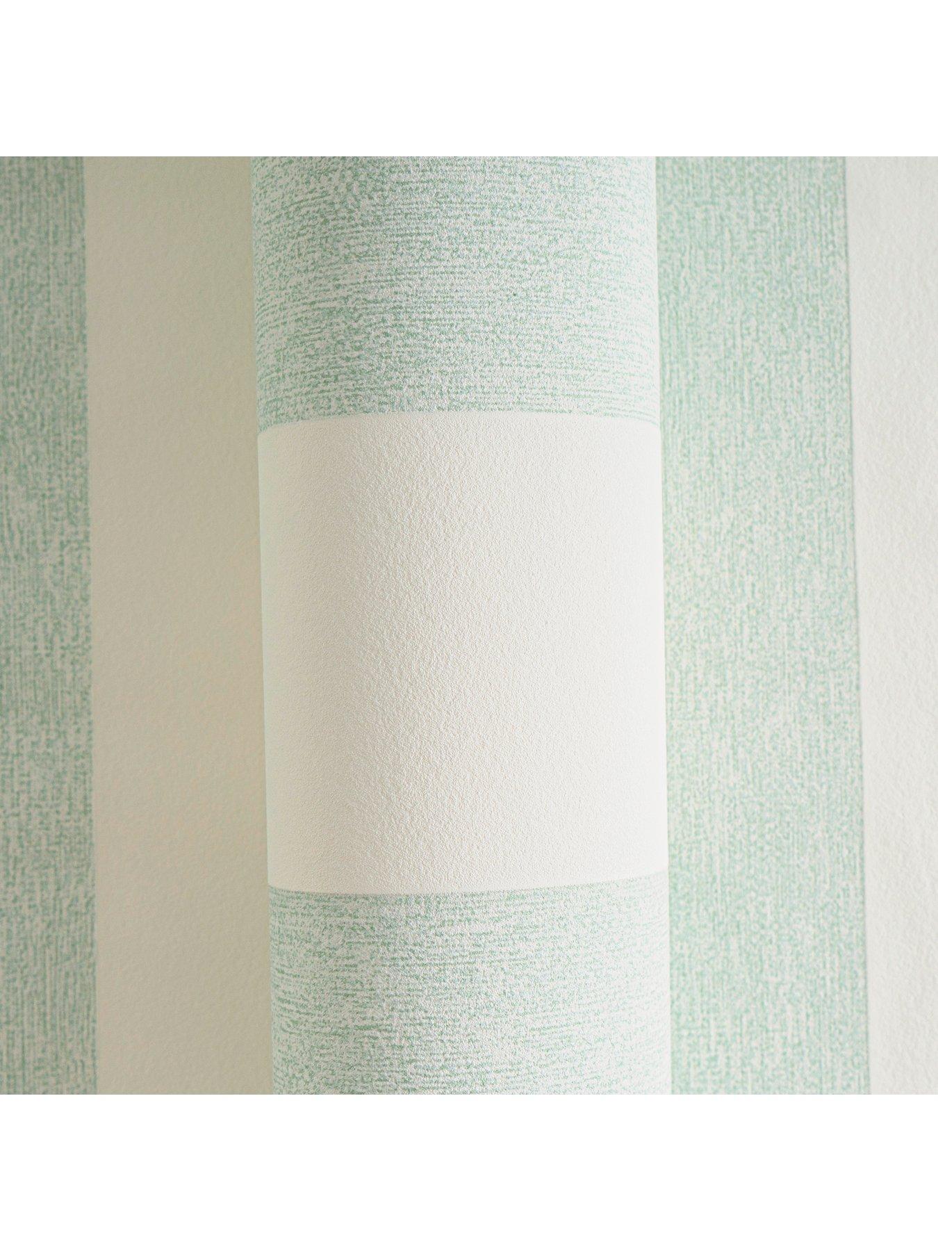 Image 2 of 7 of AS Creation Green Stripe Non Woven Wallpaper